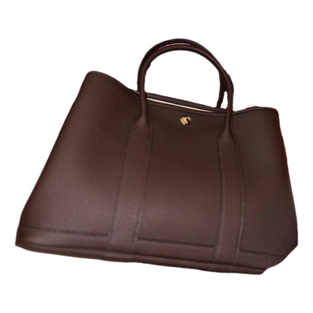 Hermes Garden Party Handbag Rouge Sellier