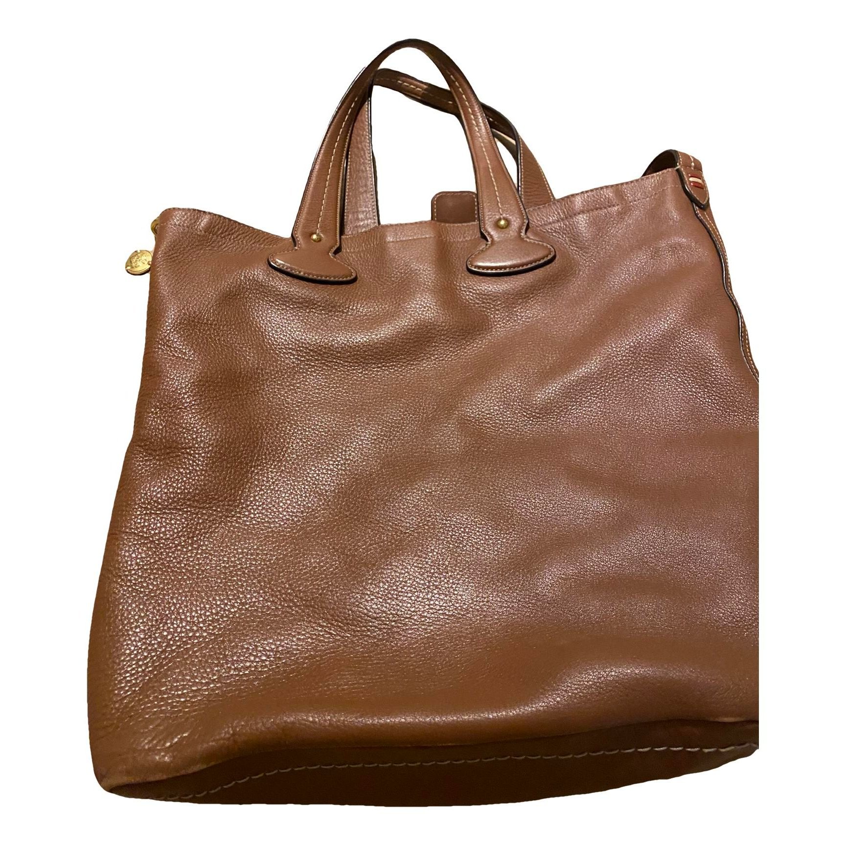 Leather tote