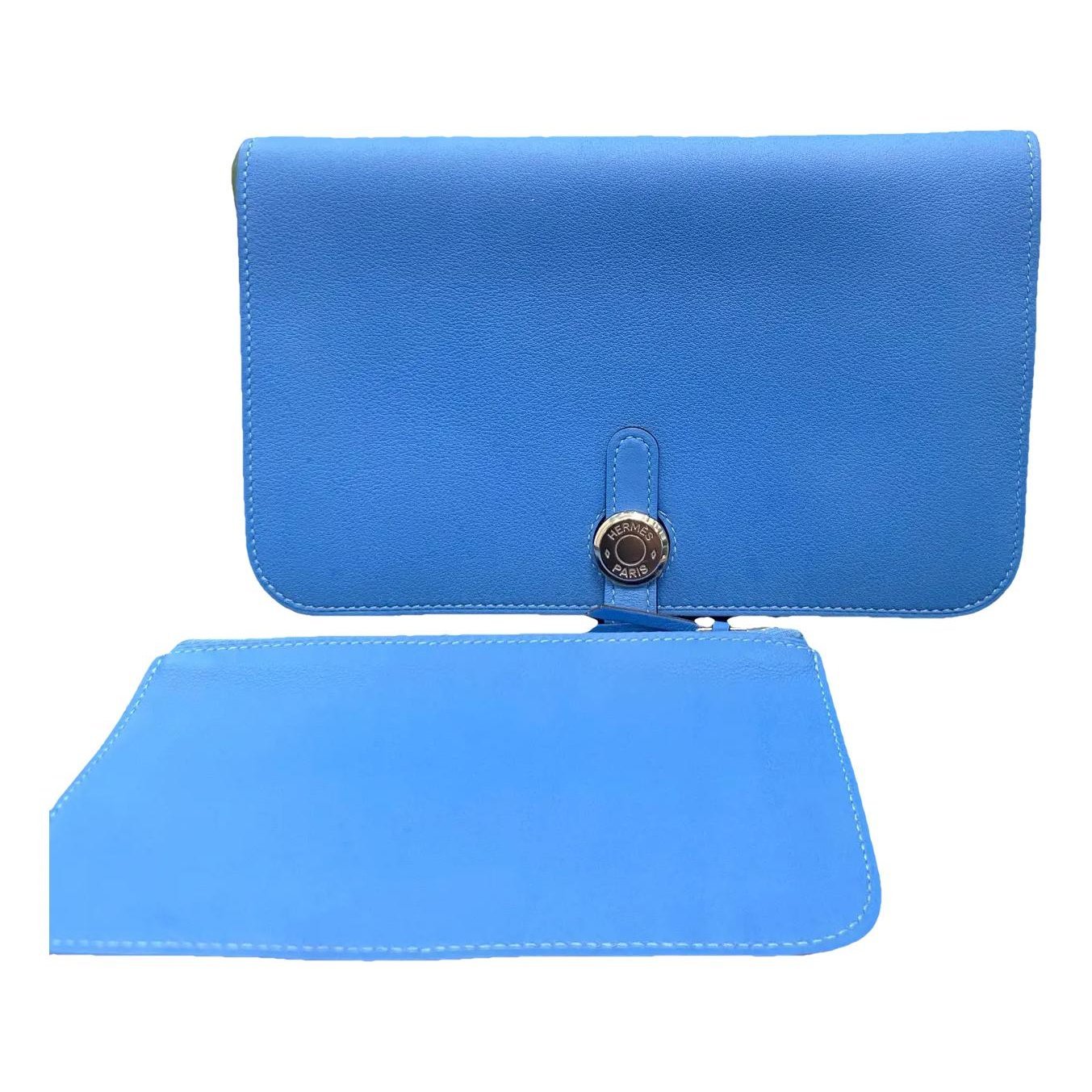 Dogon leather clutch bag