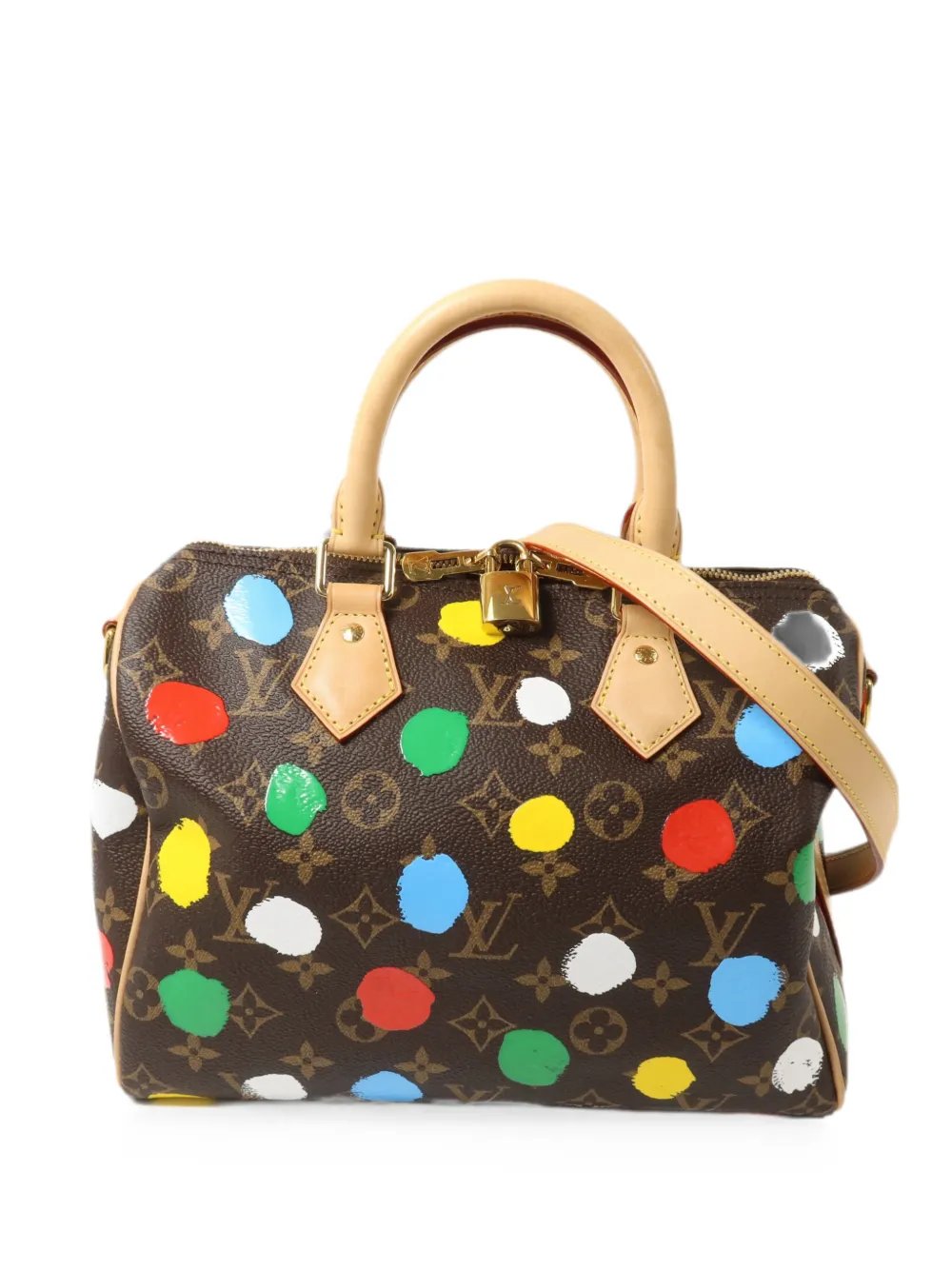 x Yayoi 25 Speedy Bandouliere Monogram tote bag
