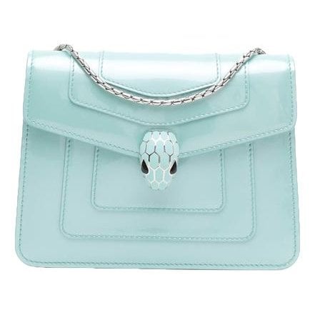 Serpenti patent leather crossbody bag