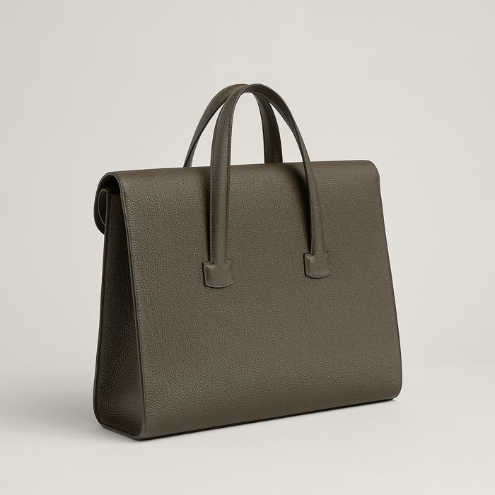 Vert Loden Sac a Depeches Light 1-36 Briefcase