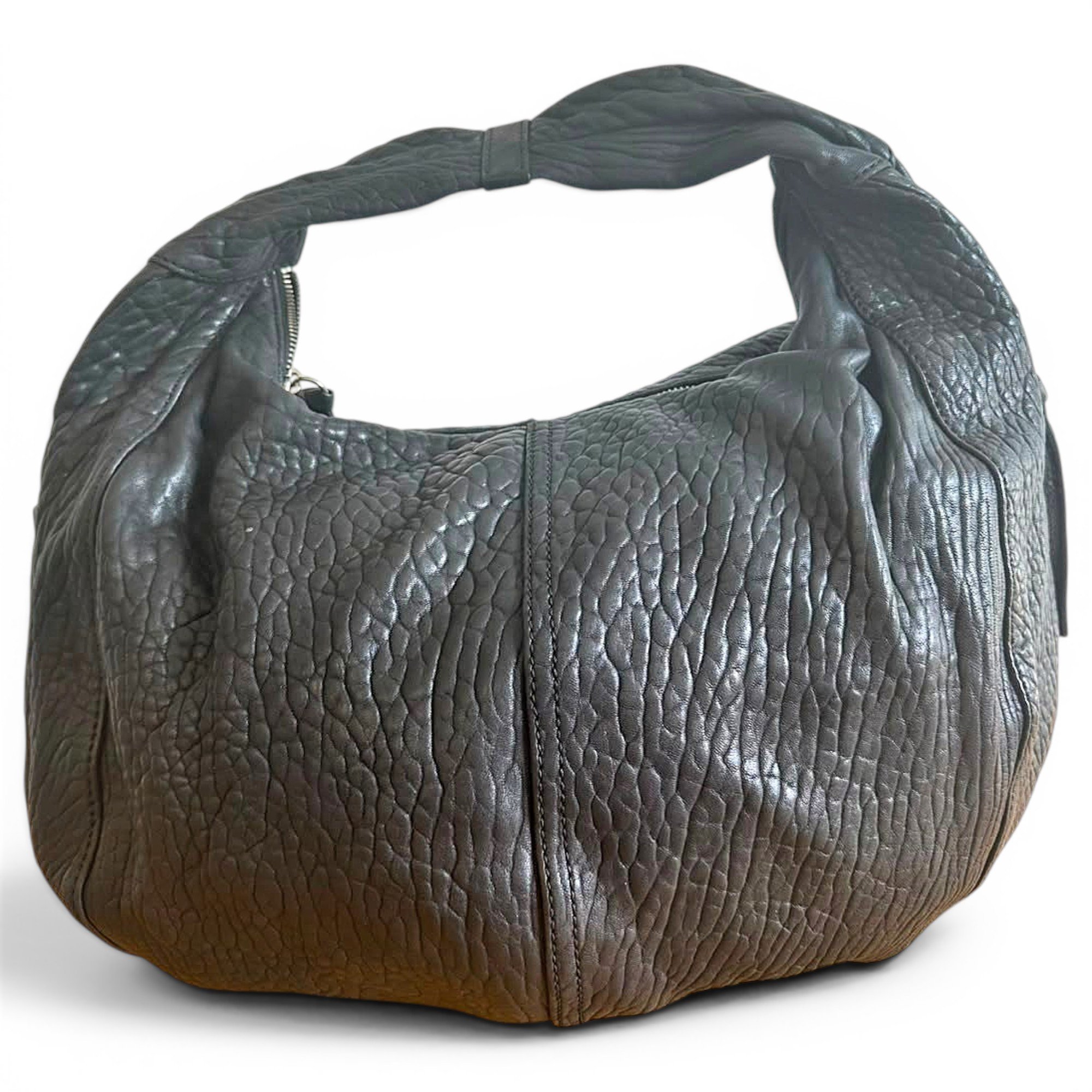 Leather handbag