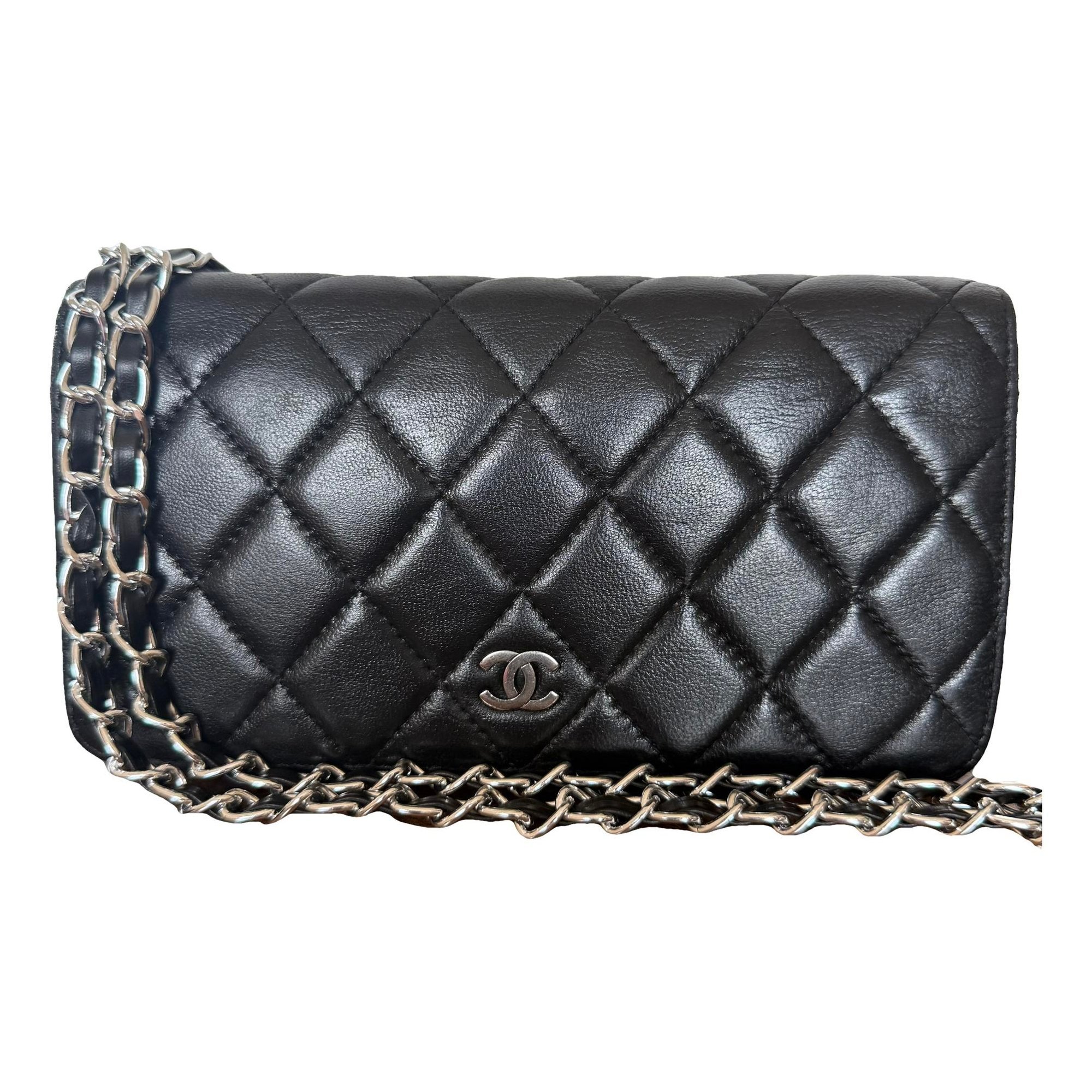 Wallet On Chain Timeless/Classique leather crossbody bag