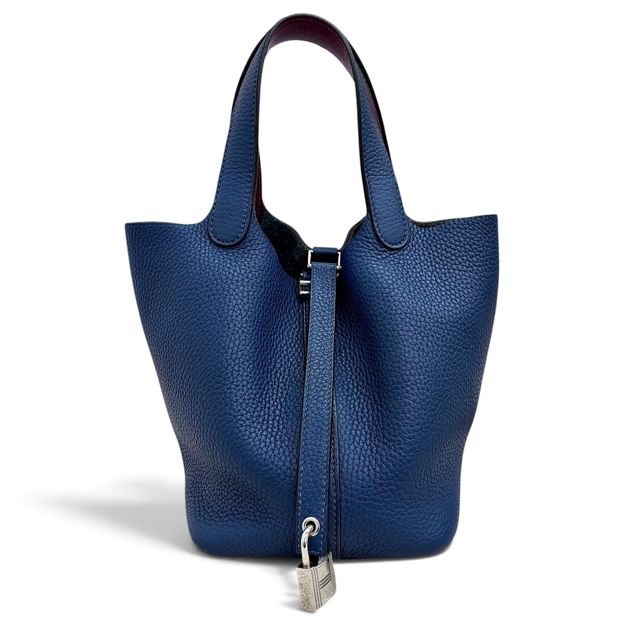 Picotin leather handbag