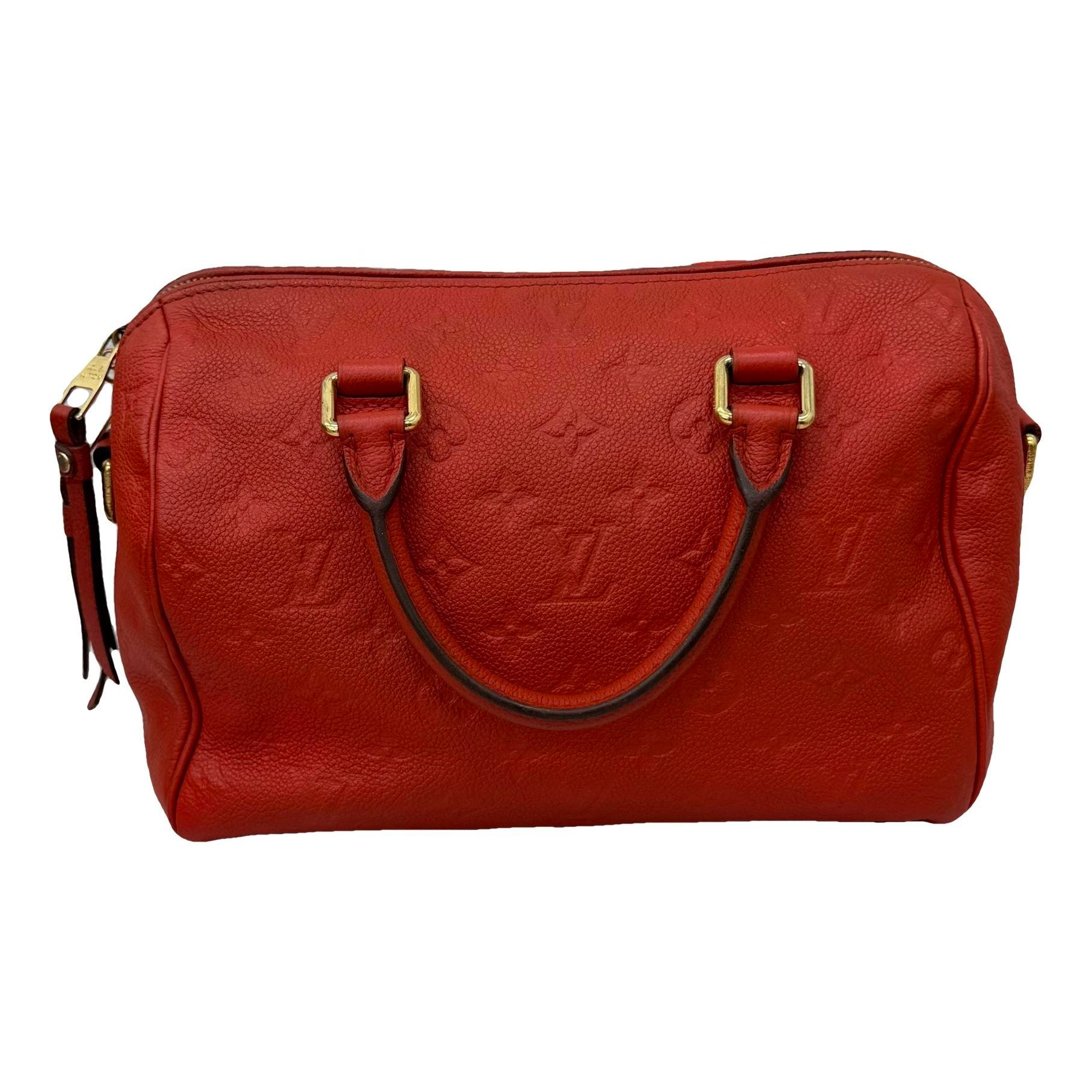 Speedy leather handbag