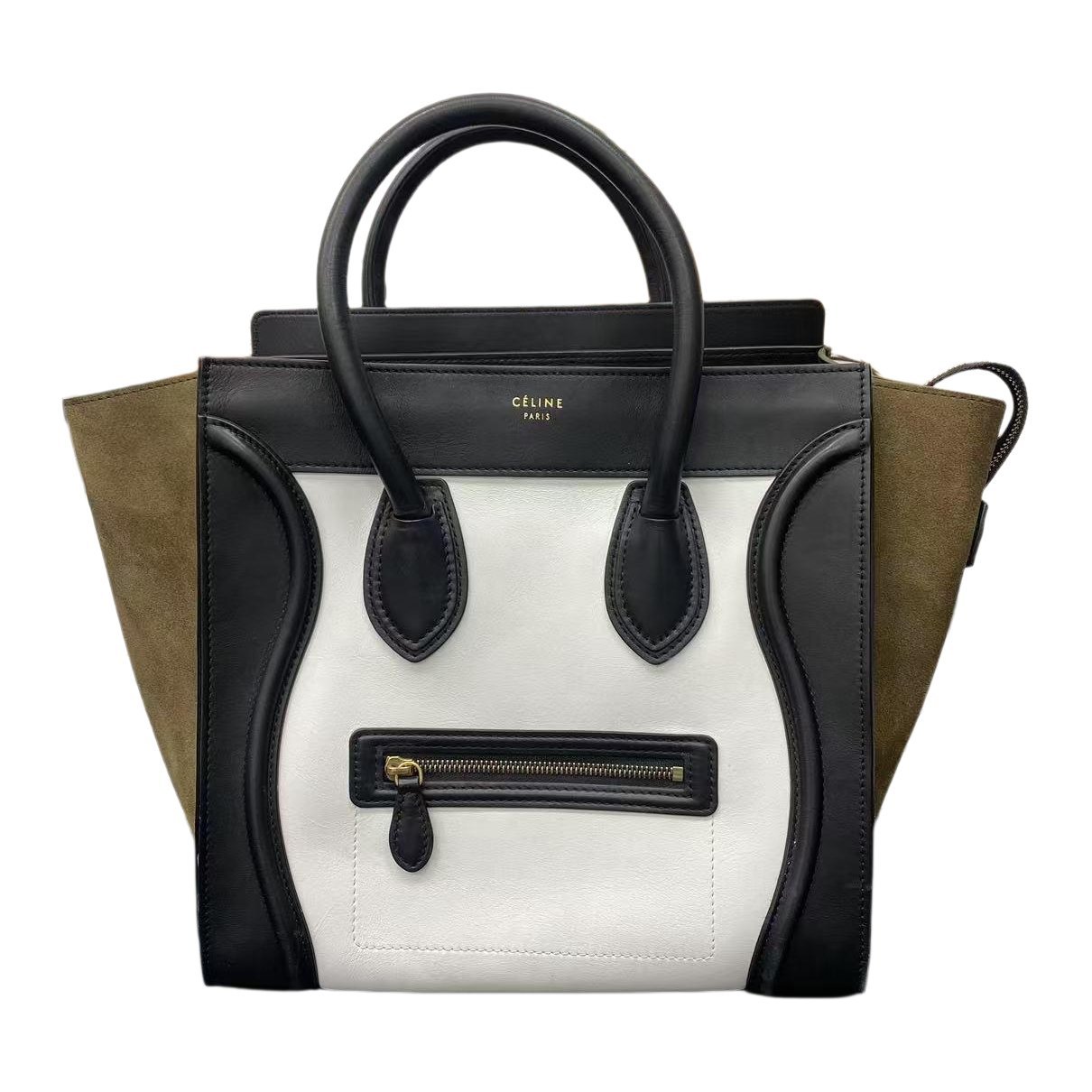 Luggage leather handbag