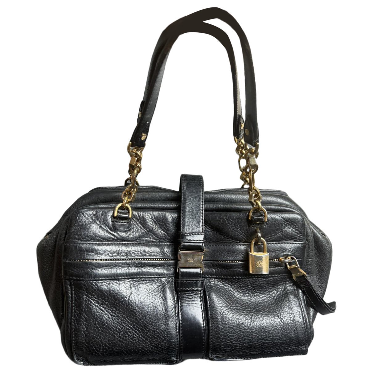 Leather handbag