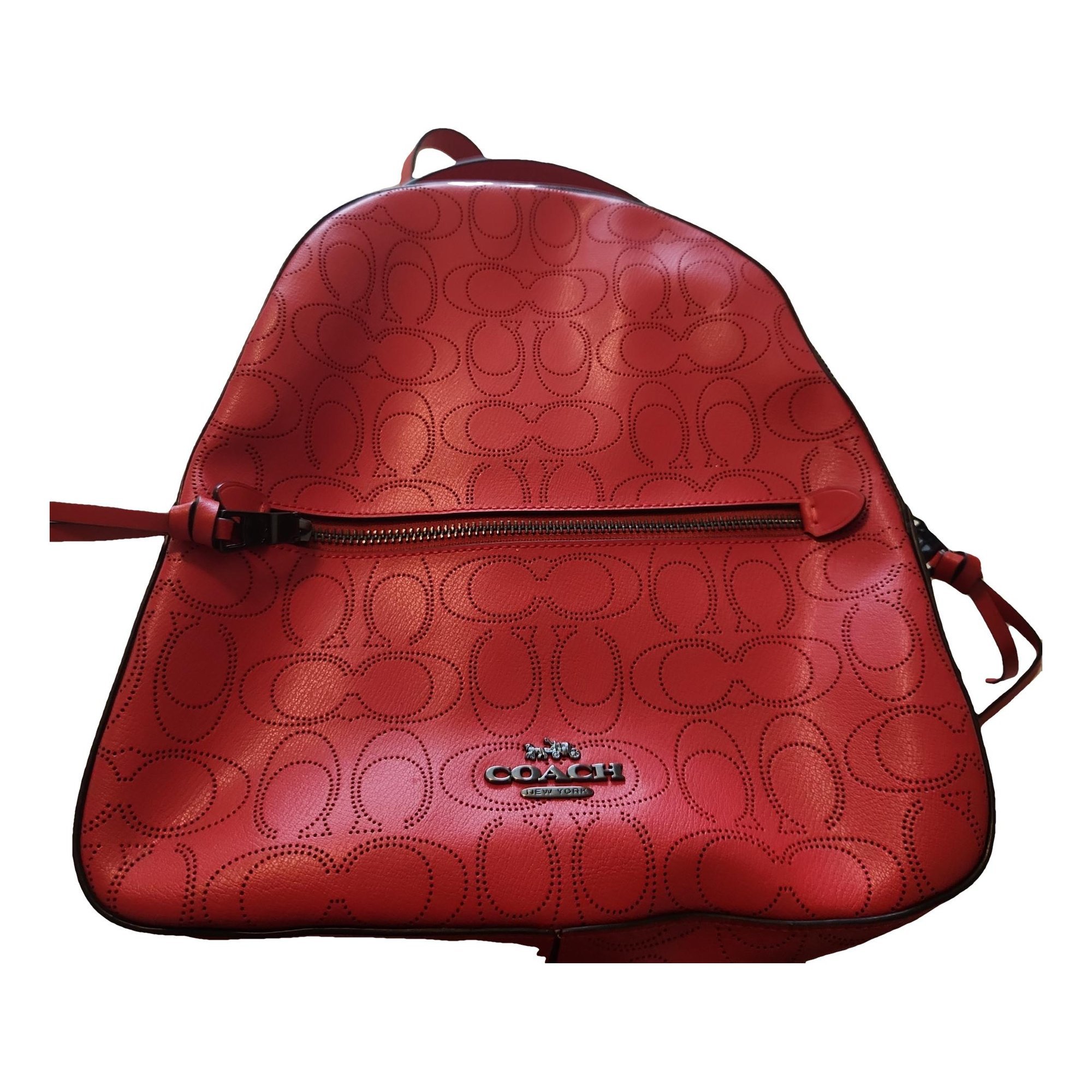 Leather backpack