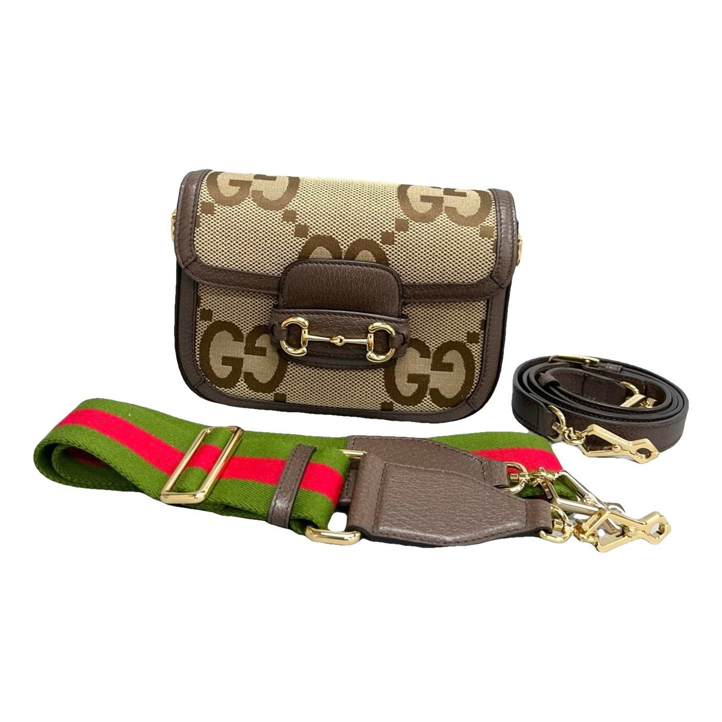 Horsebit 1955 Flap leather handbag