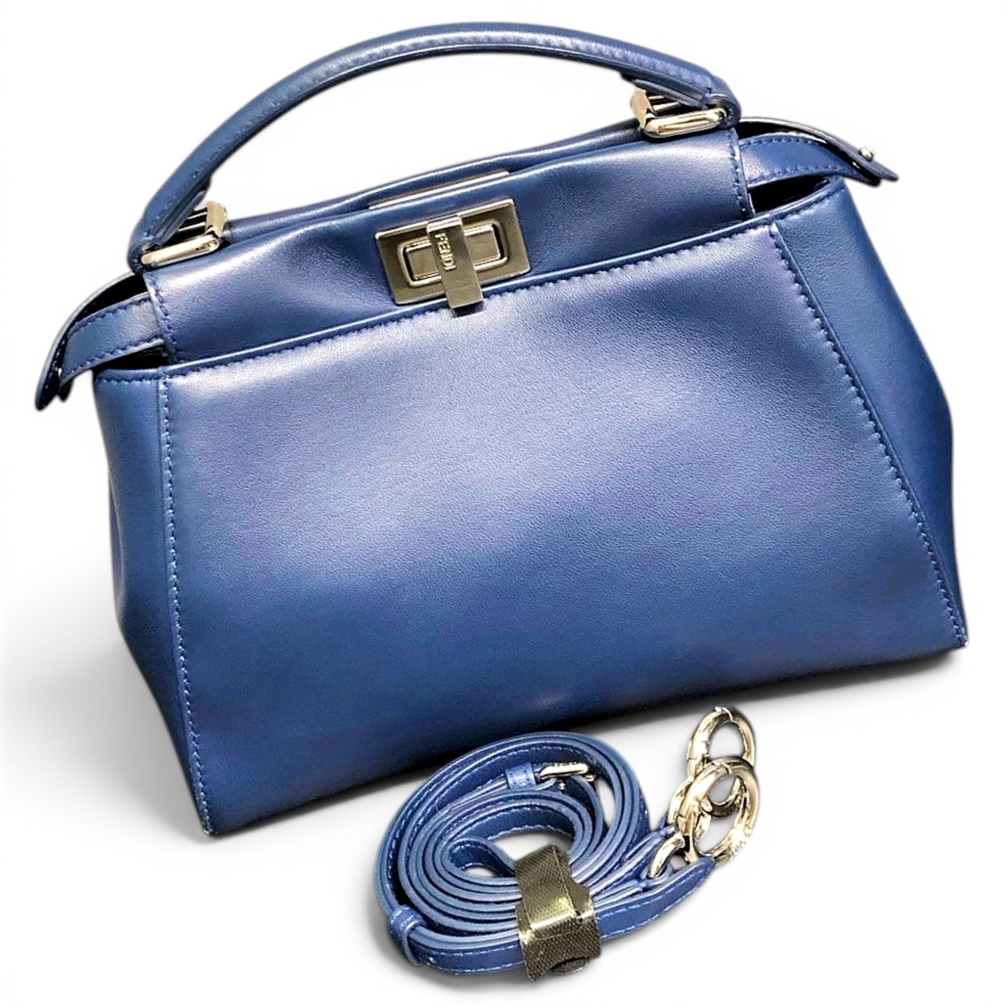 Peekaboo leather handbag