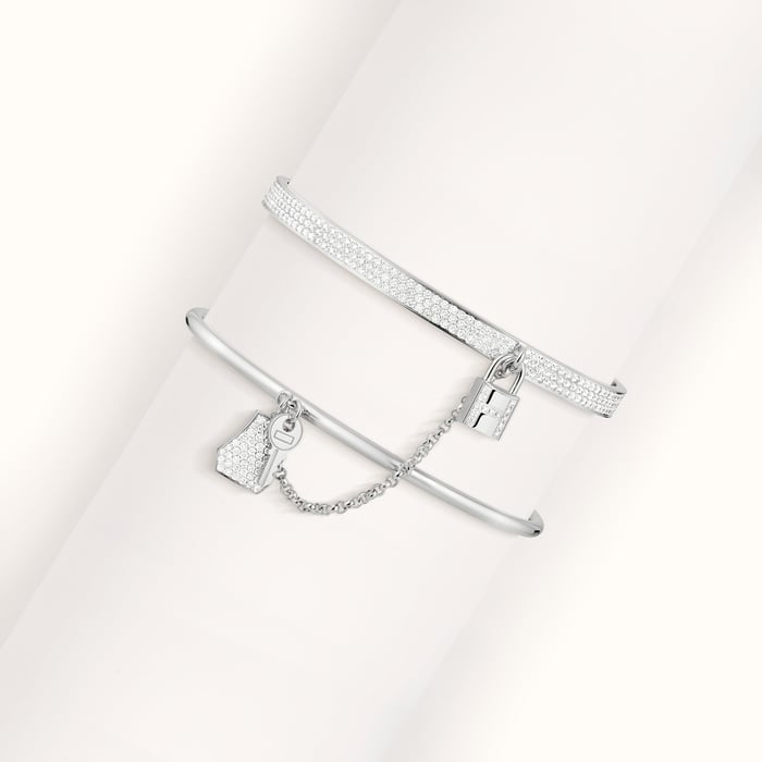 Sans Coloris Kelly Cadenas Double Bracelet, Small Model
