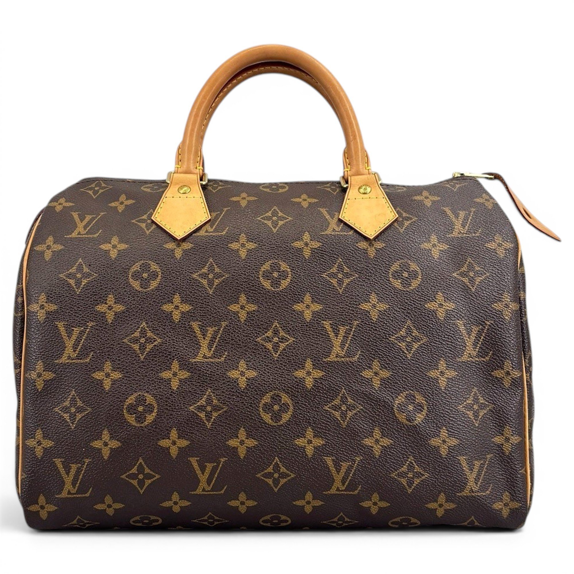 Speedy leather handbag
