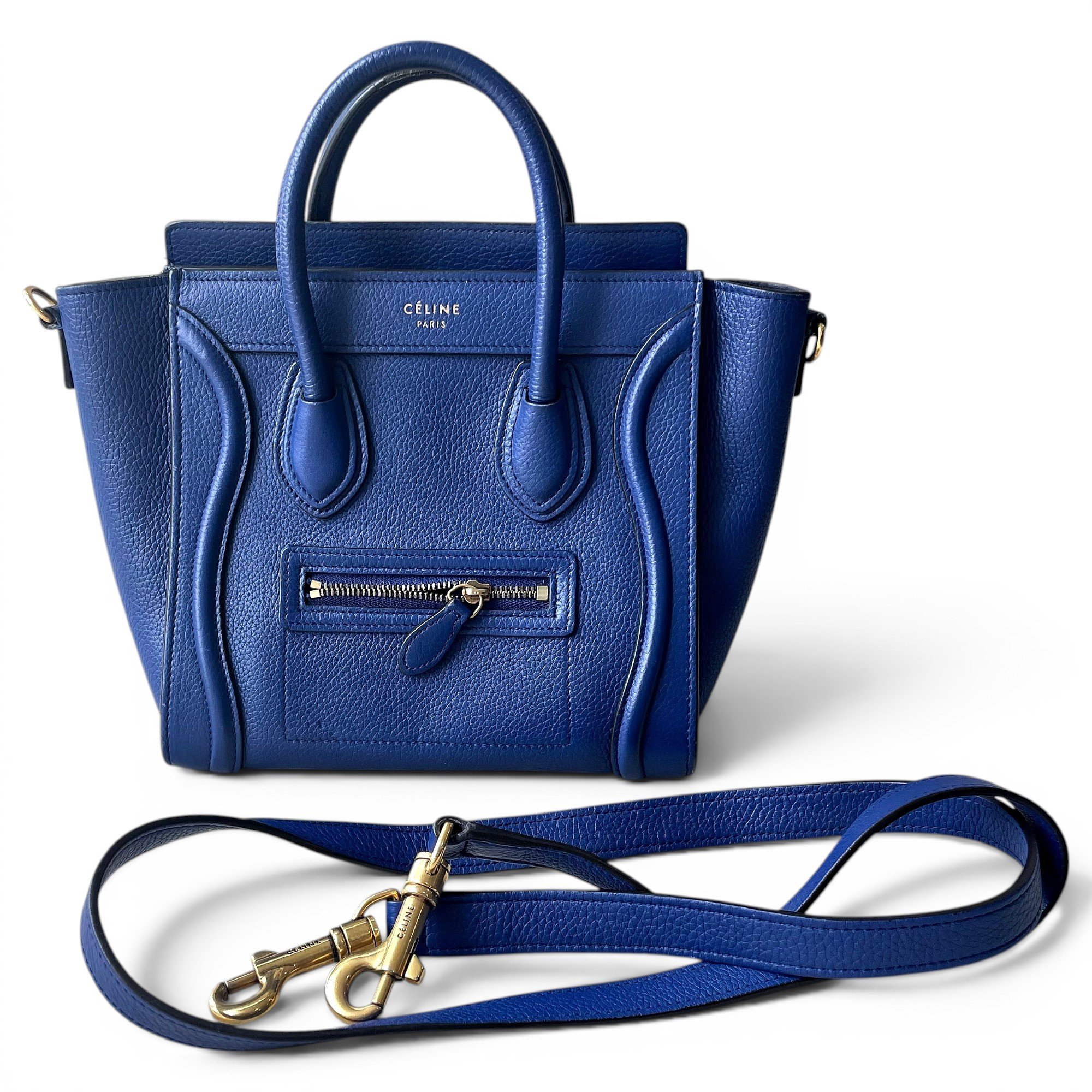 Nano Luggage leather handbag