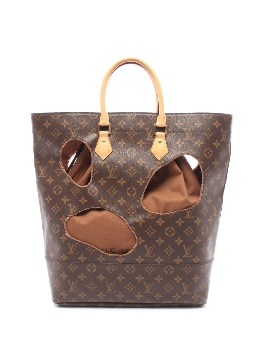 2014 x Rei Kawakubo Monogram Bag with Holes tote bag