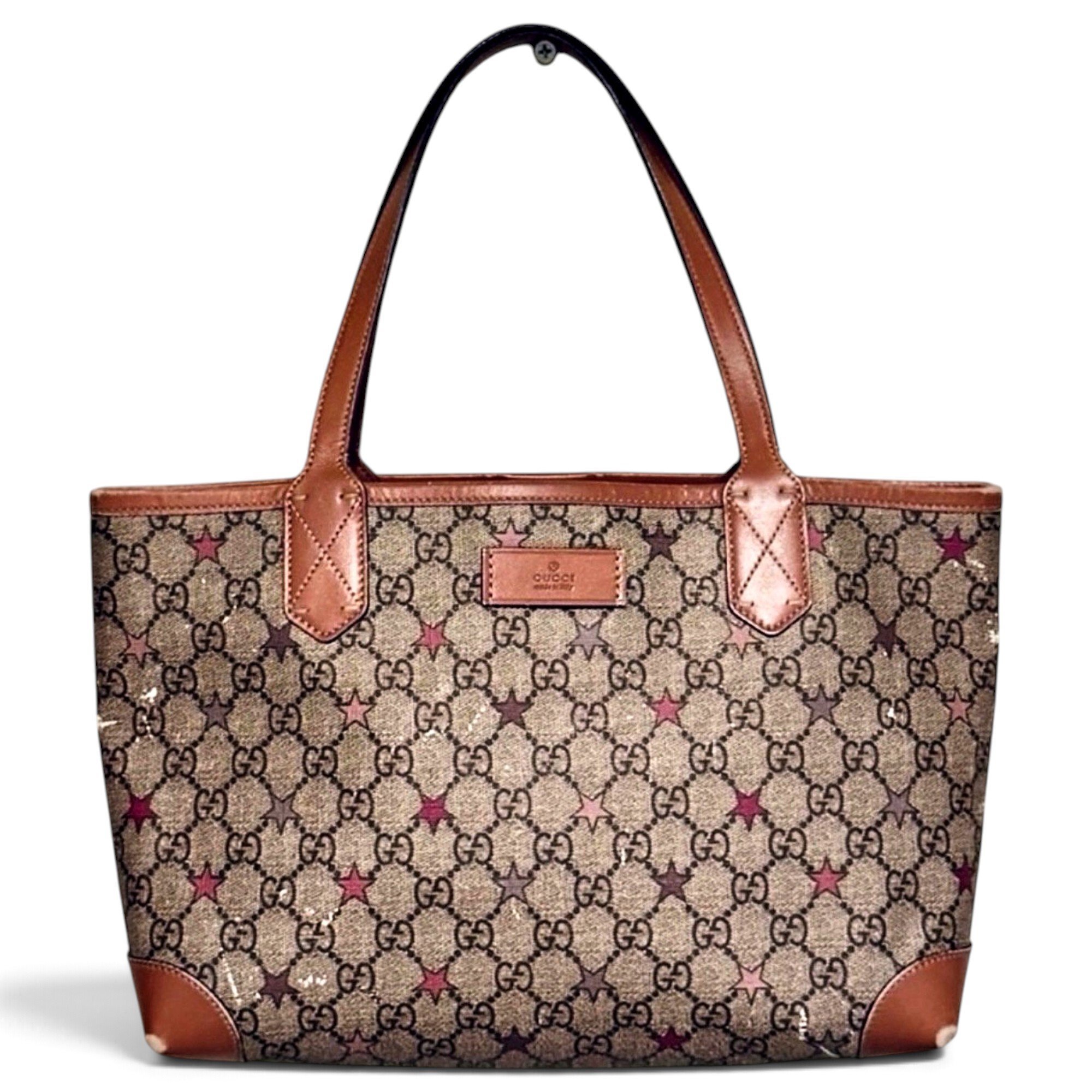 Leather tote