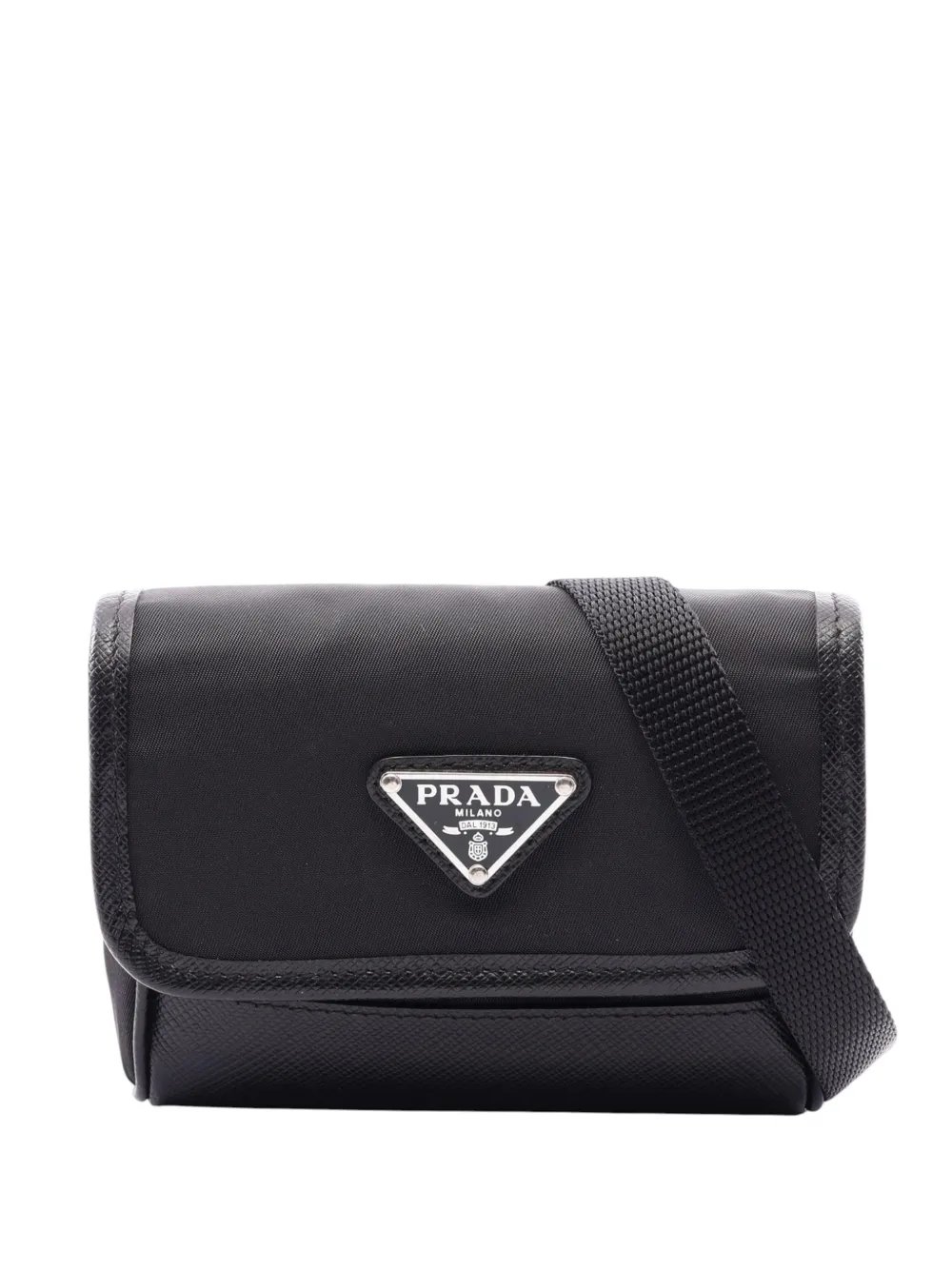 2019-2021 Saffiano Trimmed Tessuto Messenger Bag crossbody bag
