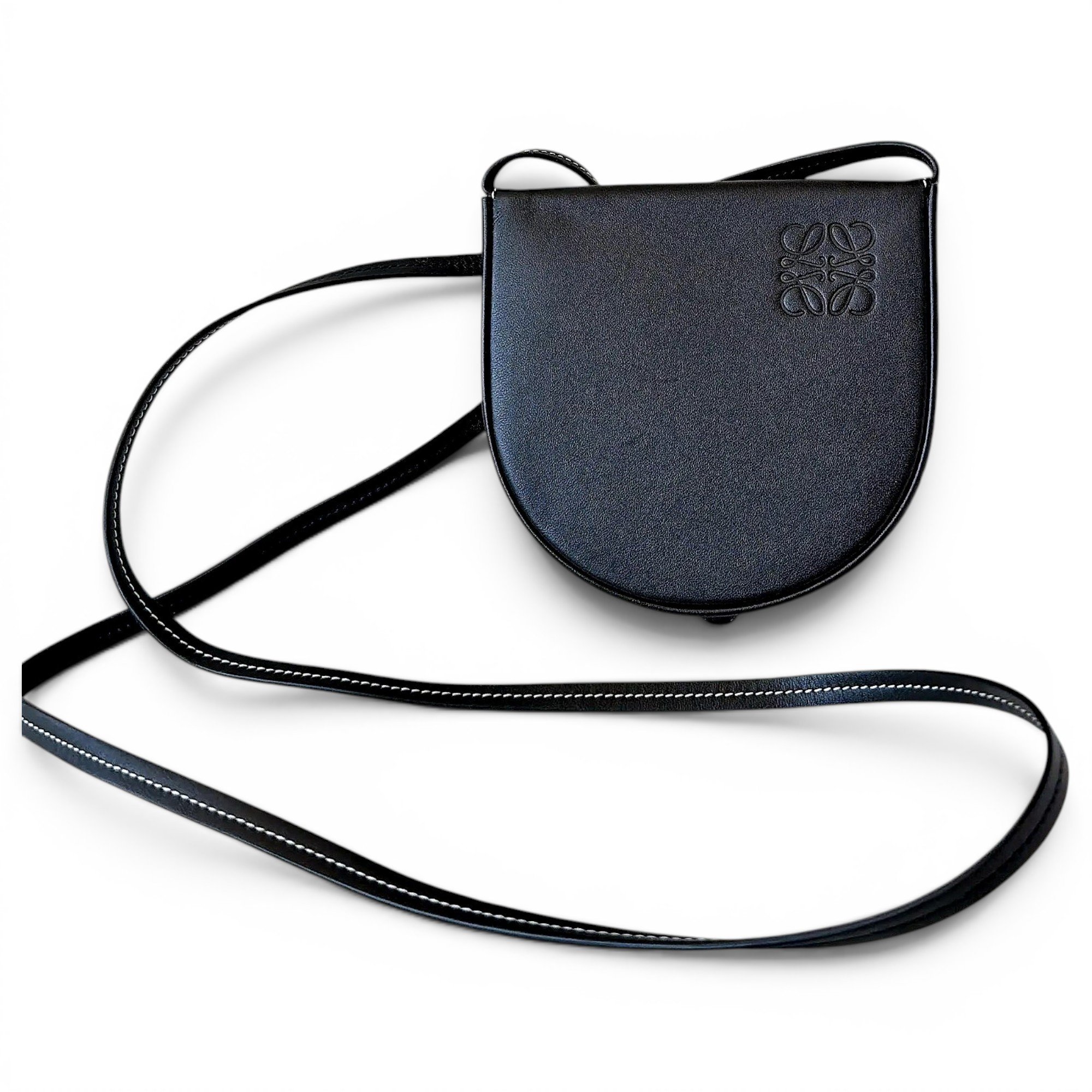 Heel leather mini bag