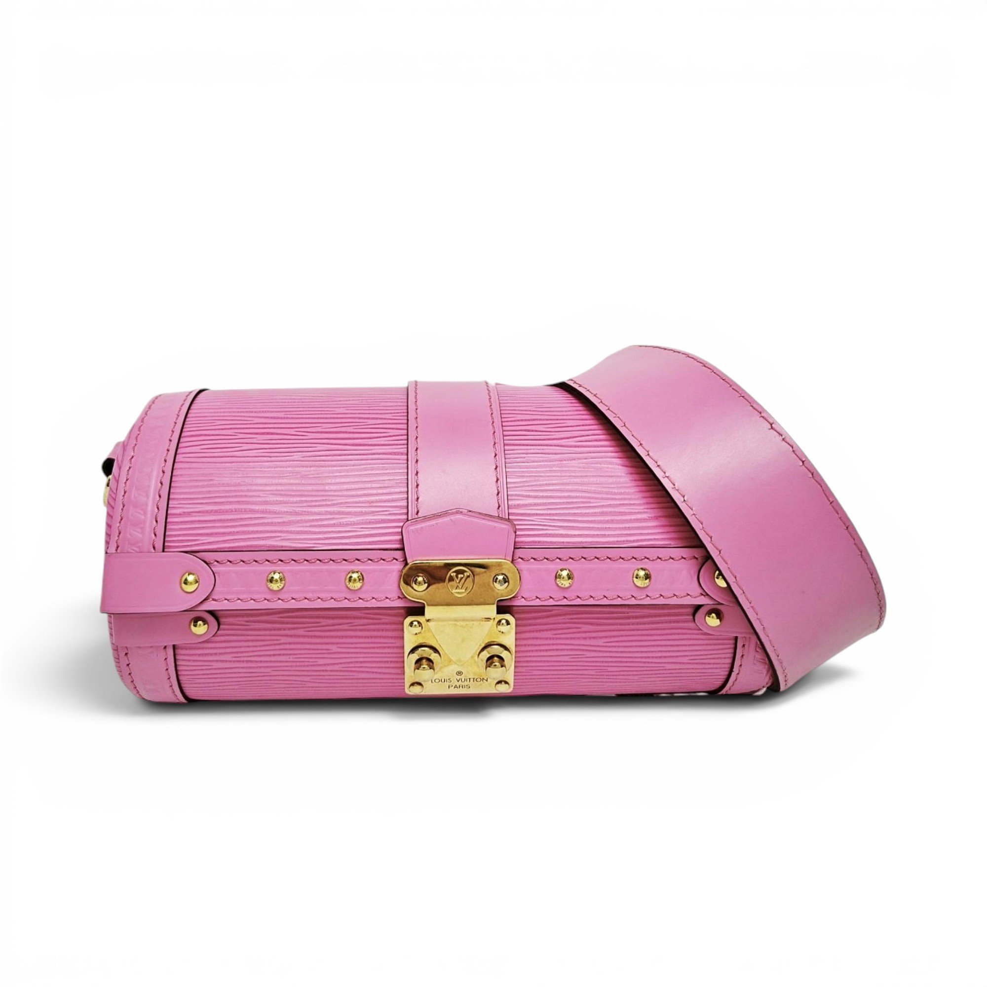 Papillon Trunk leather handbag