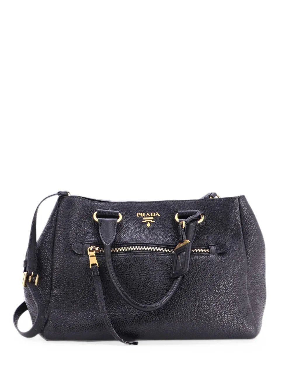 Prada Front Pocket Convertible Tote Vitello Phenix Medium shoulder bag