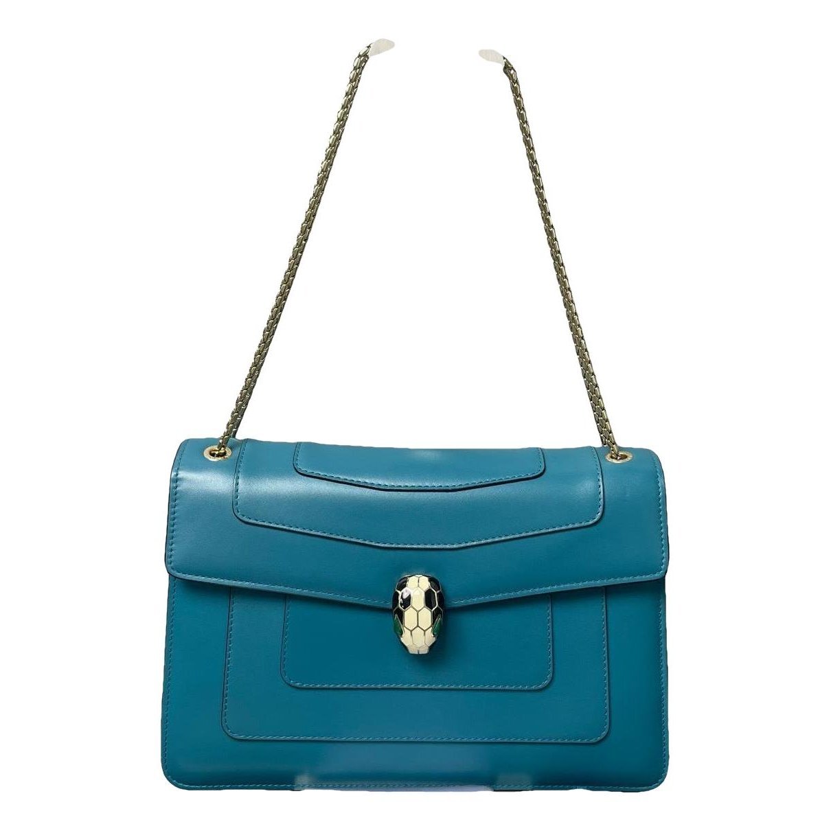 Serpenti leather handbag