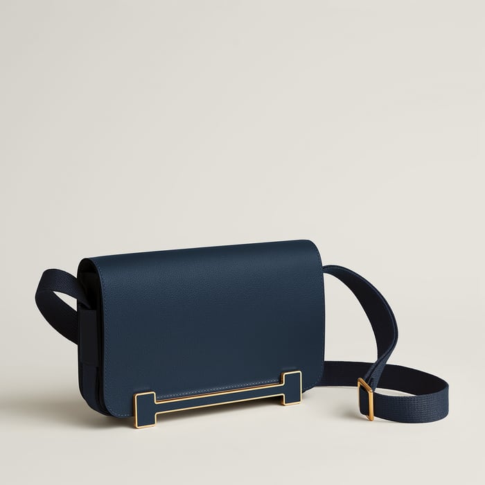 Bleu Abysse Hermès Geta Slim Bag