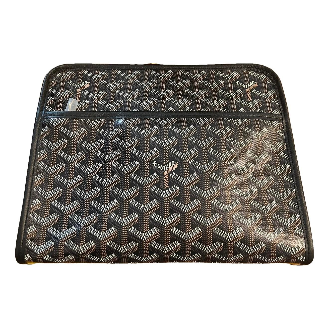Jouvence leather clutch bag