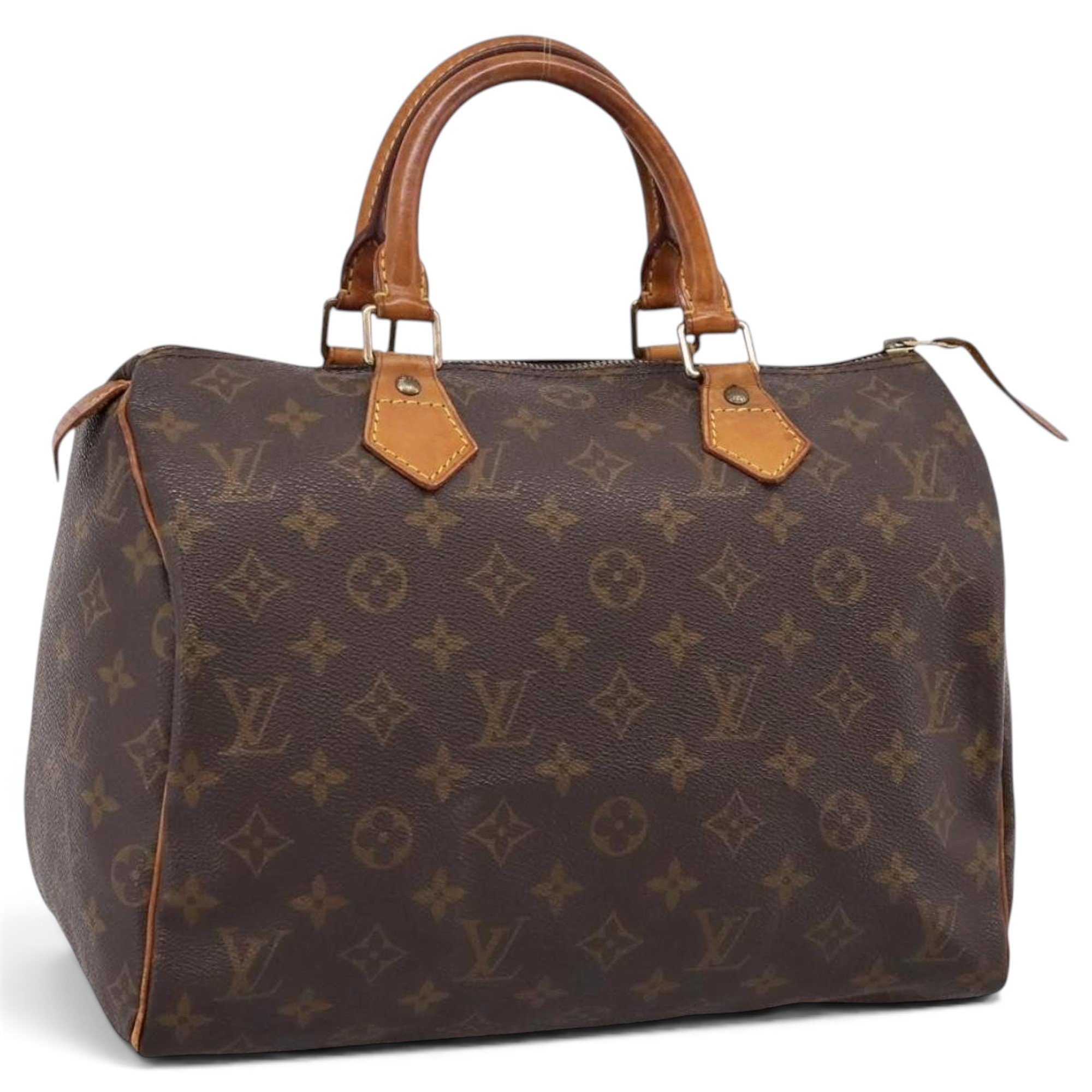 Speedy leather bowling bag