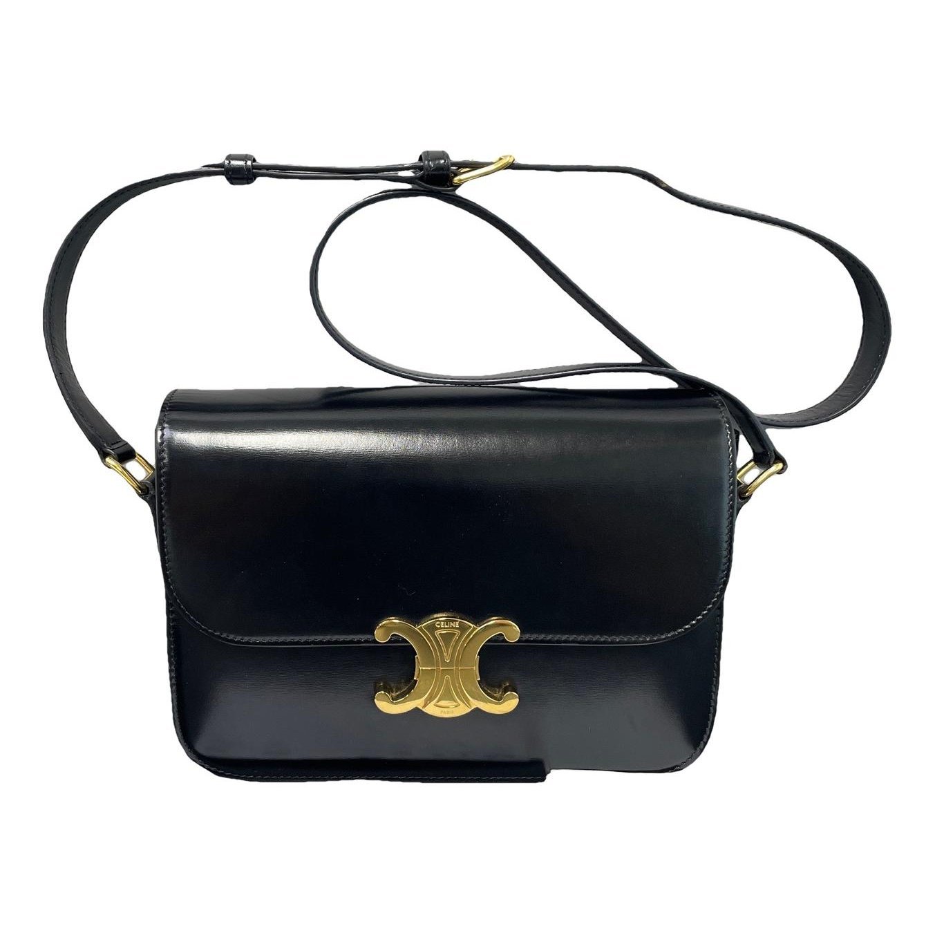 Triomphe leather handbag