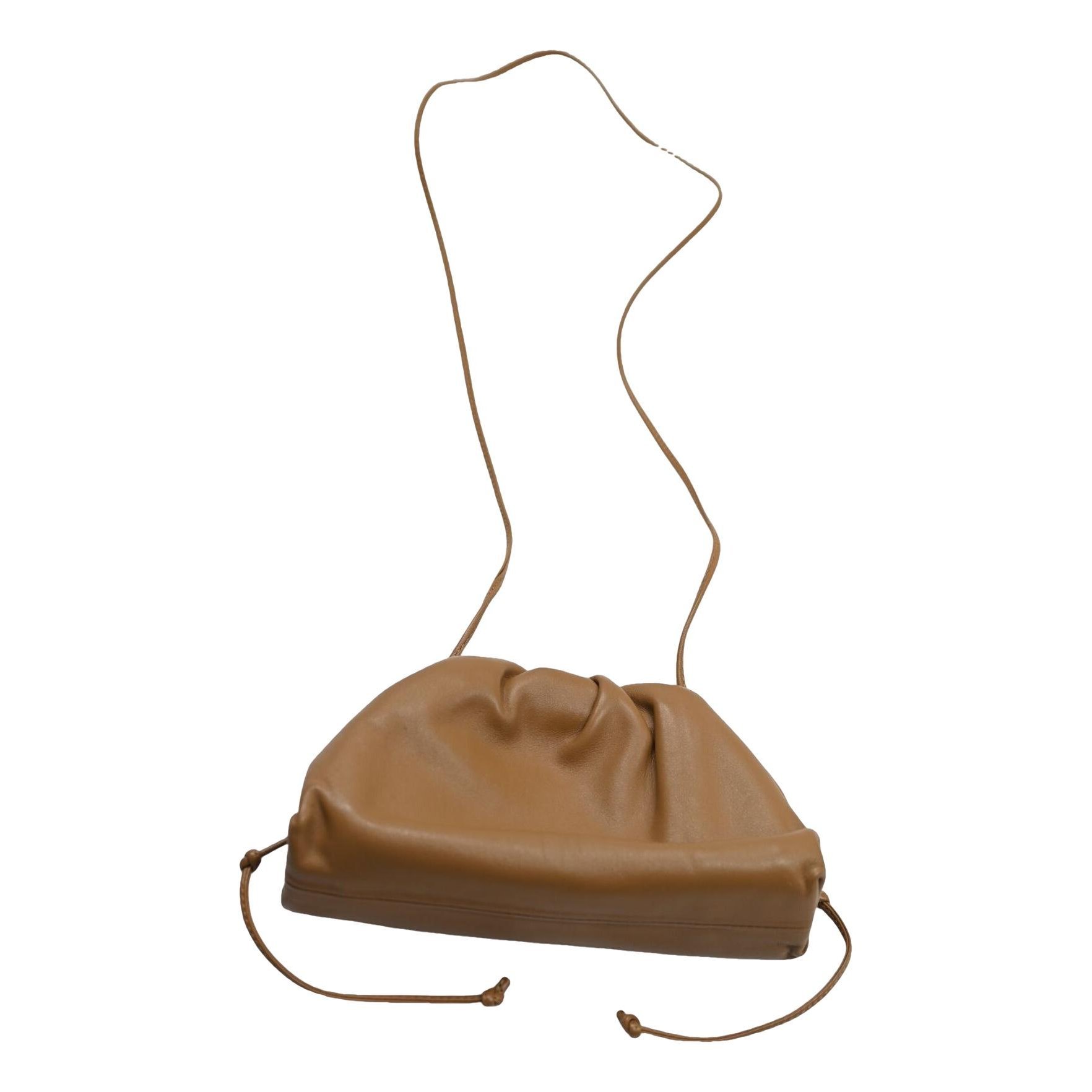 Pouch leather handbag