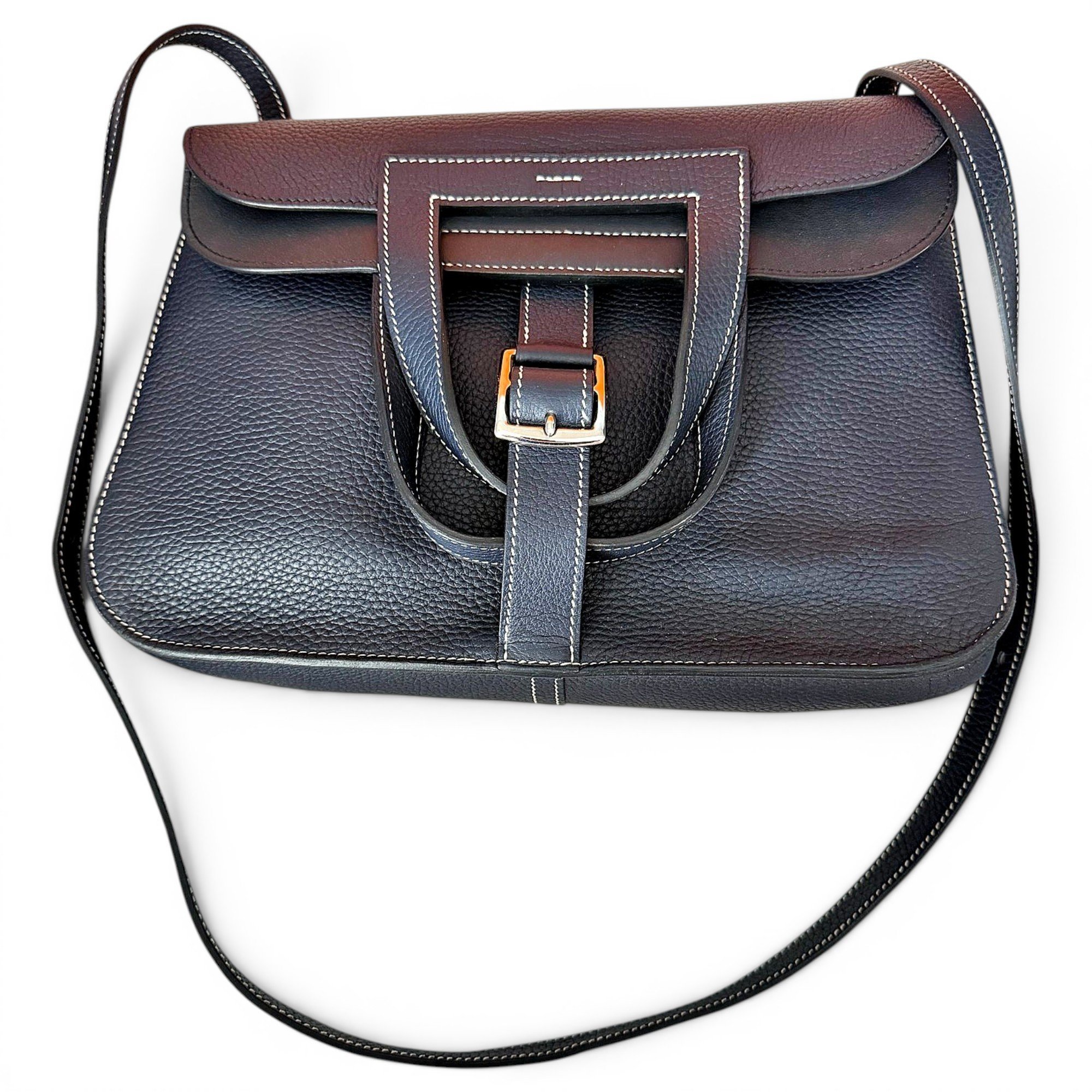 Halzan leather handbag
