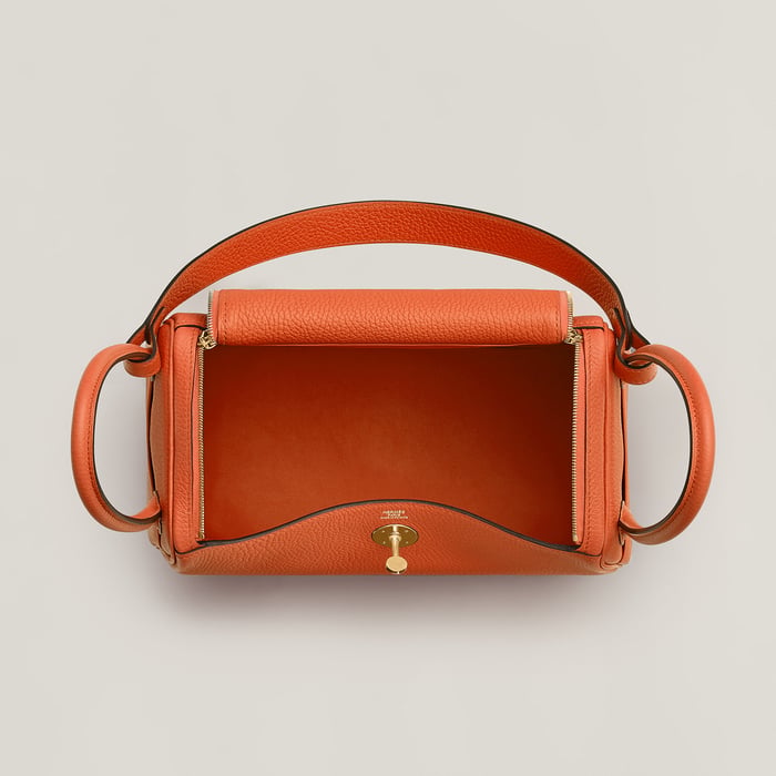 Orange Lindy 26 Bag
