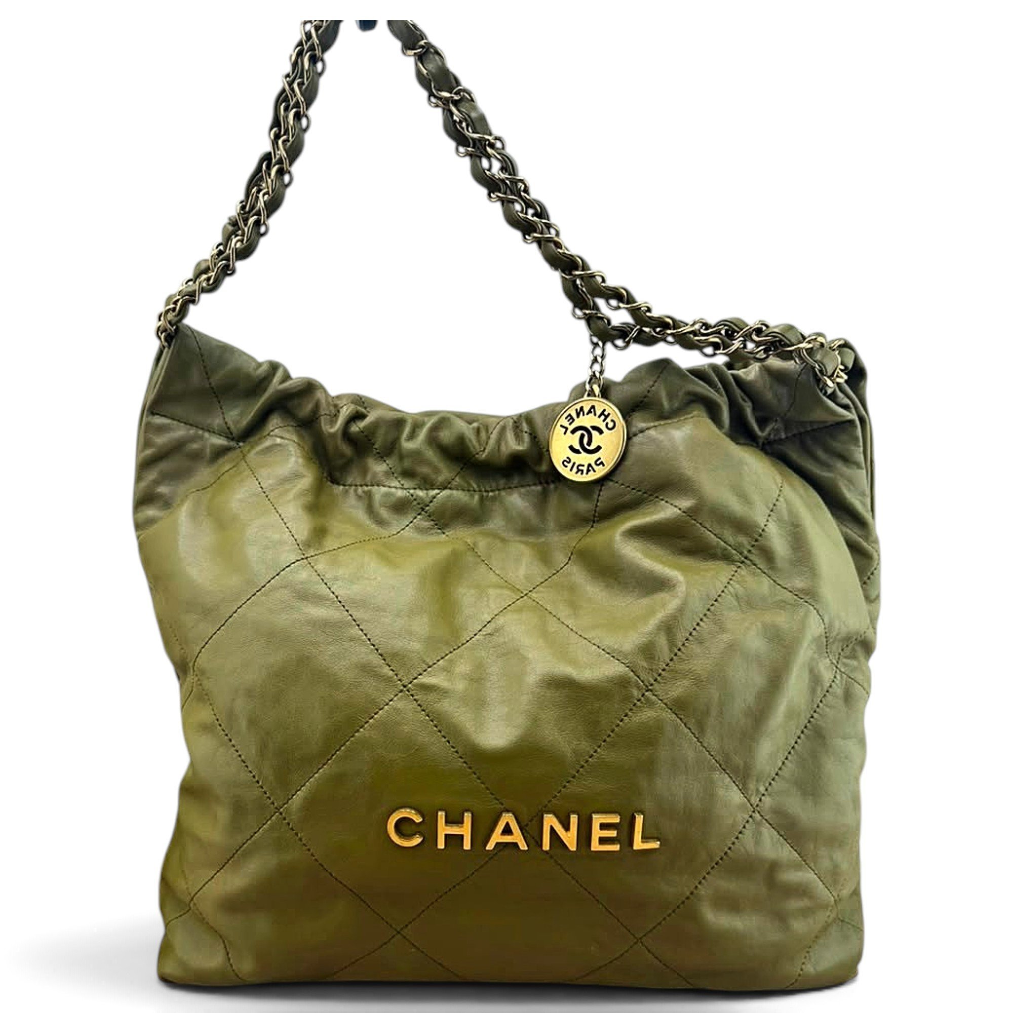 Chanel 22 leather tote