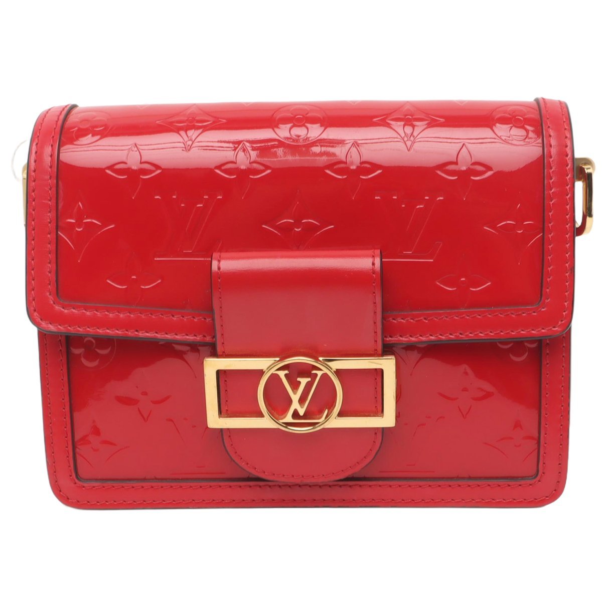 Dauphine patent leather mini bag