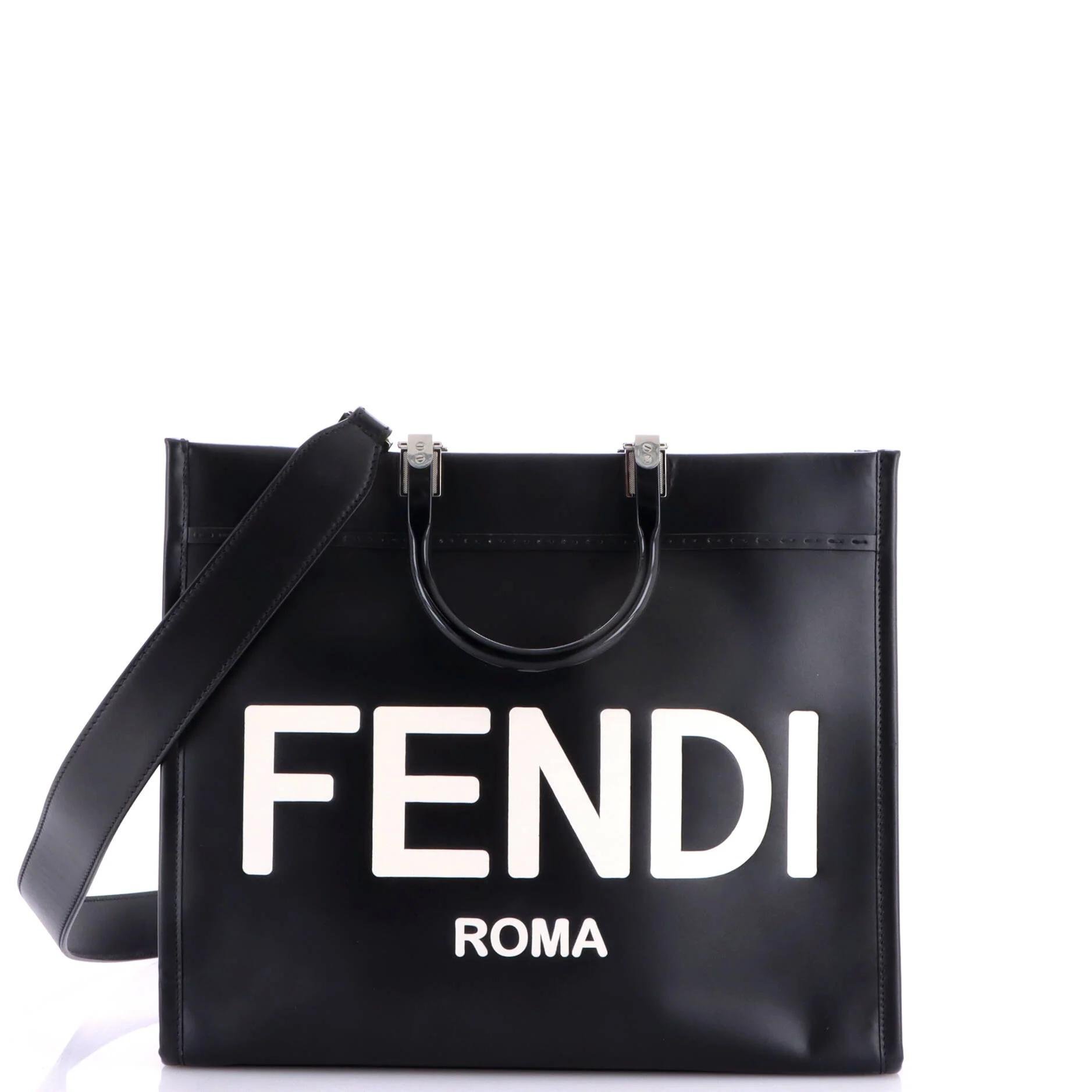 Leather tote