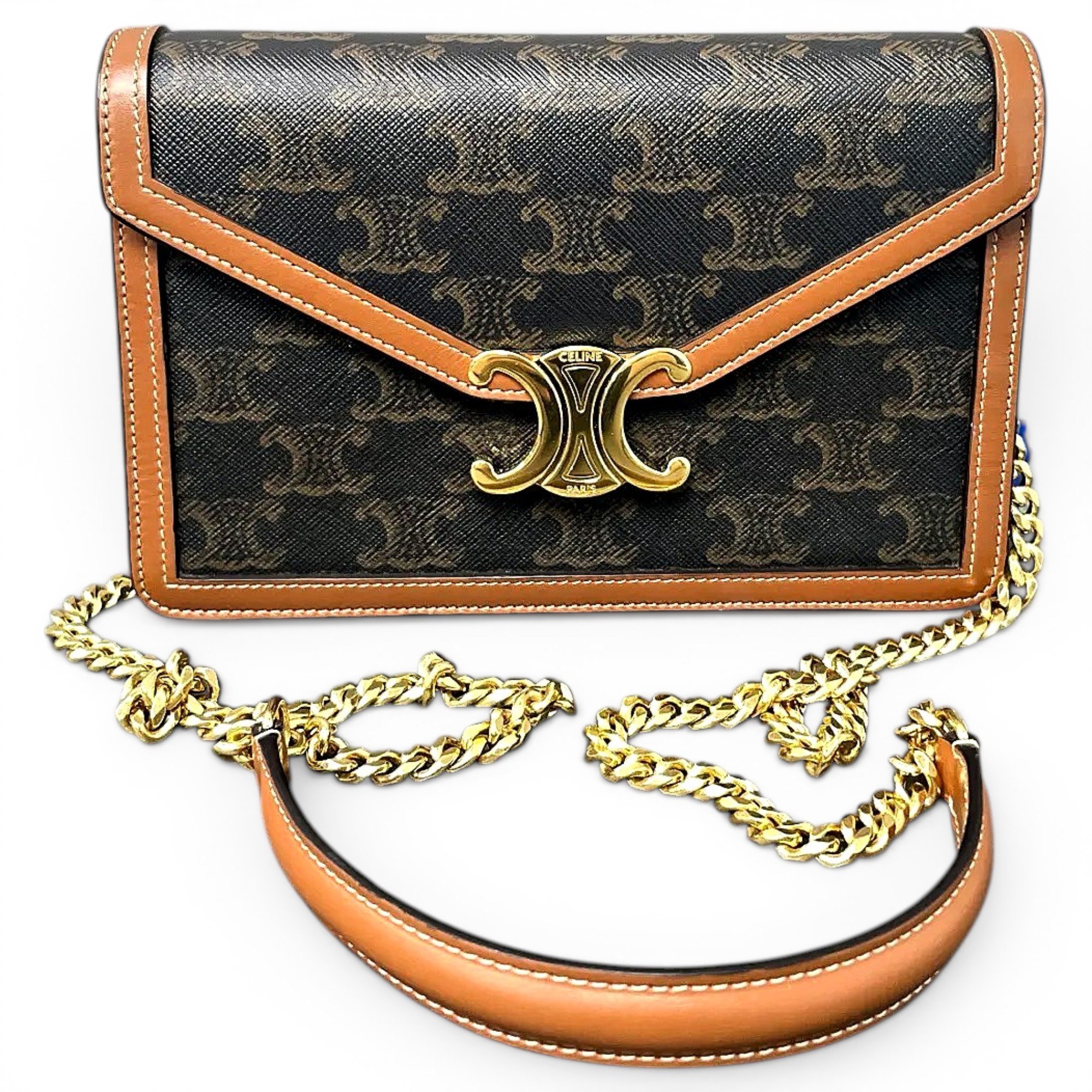 Wallet On Chain Margo vinyl crossbody bag