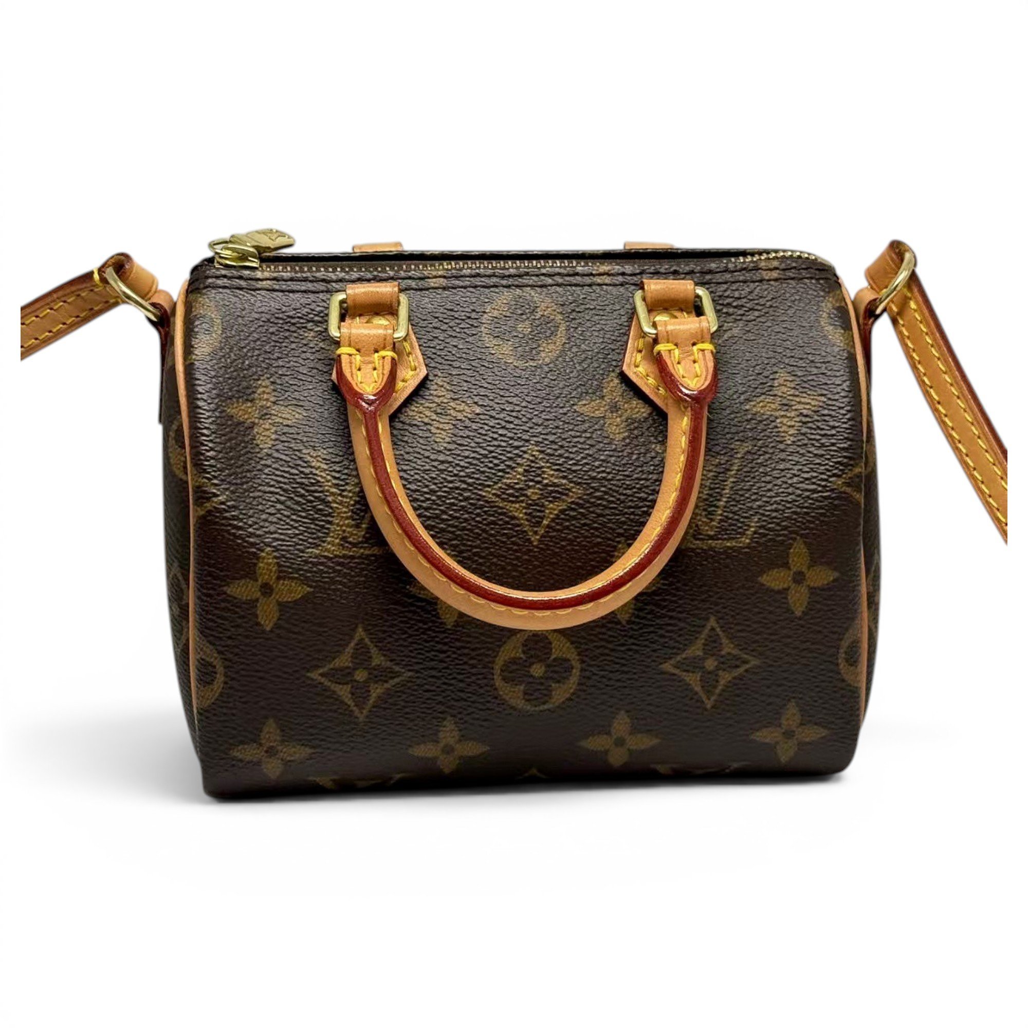 Nano Speedy / Mini HL leather handbag