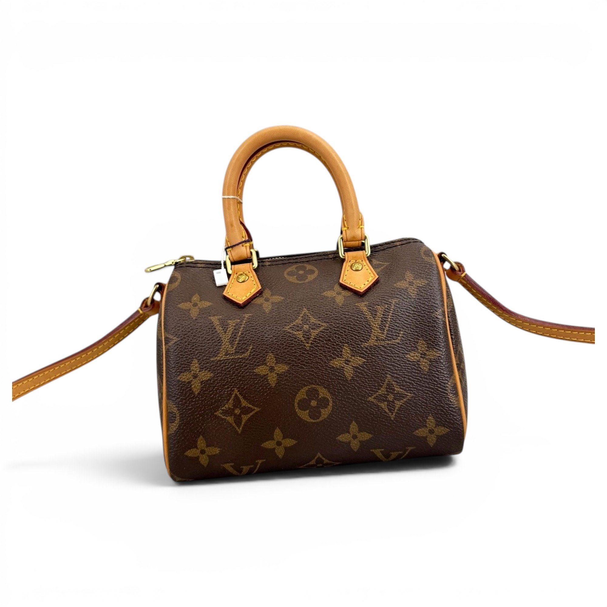 Louis Vuitton Nano Speedy / Mini HL leather handbag