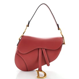 Dior Saddle Handbag Leather Medium