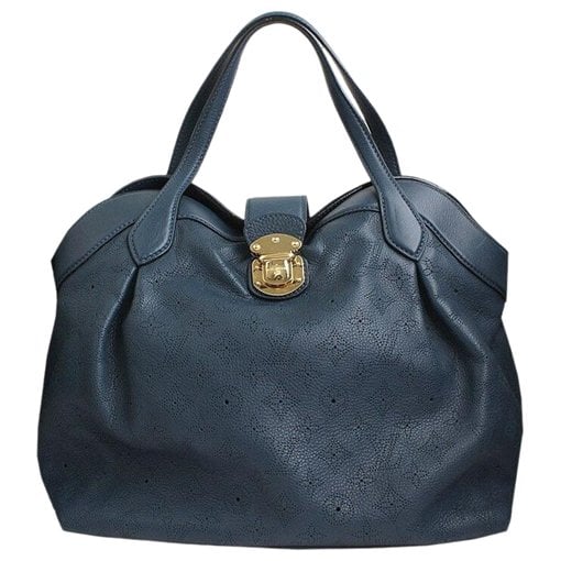 Leather clutch bag