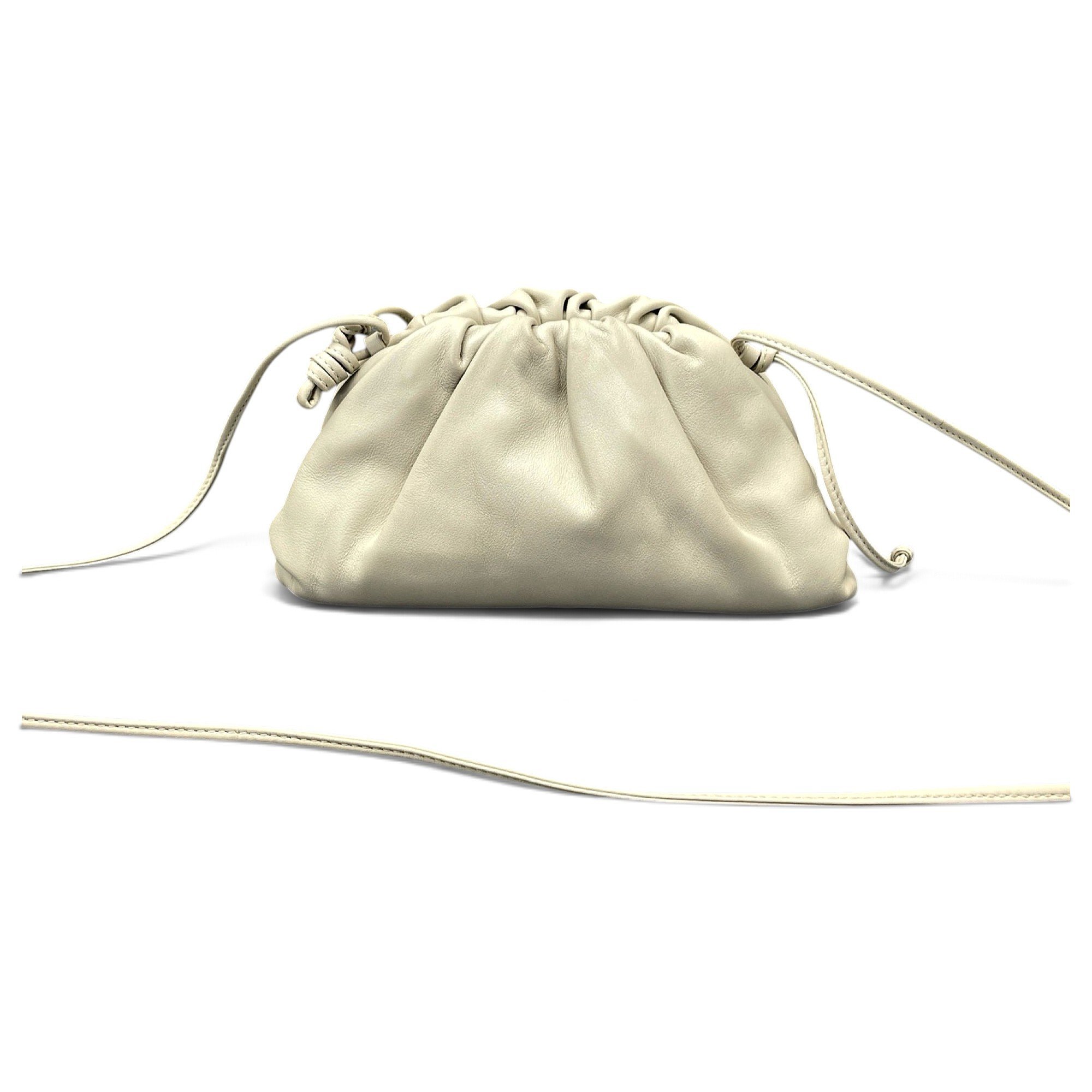 Pouch leather crossbody bag