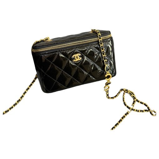 Vanity patent leather mini bag