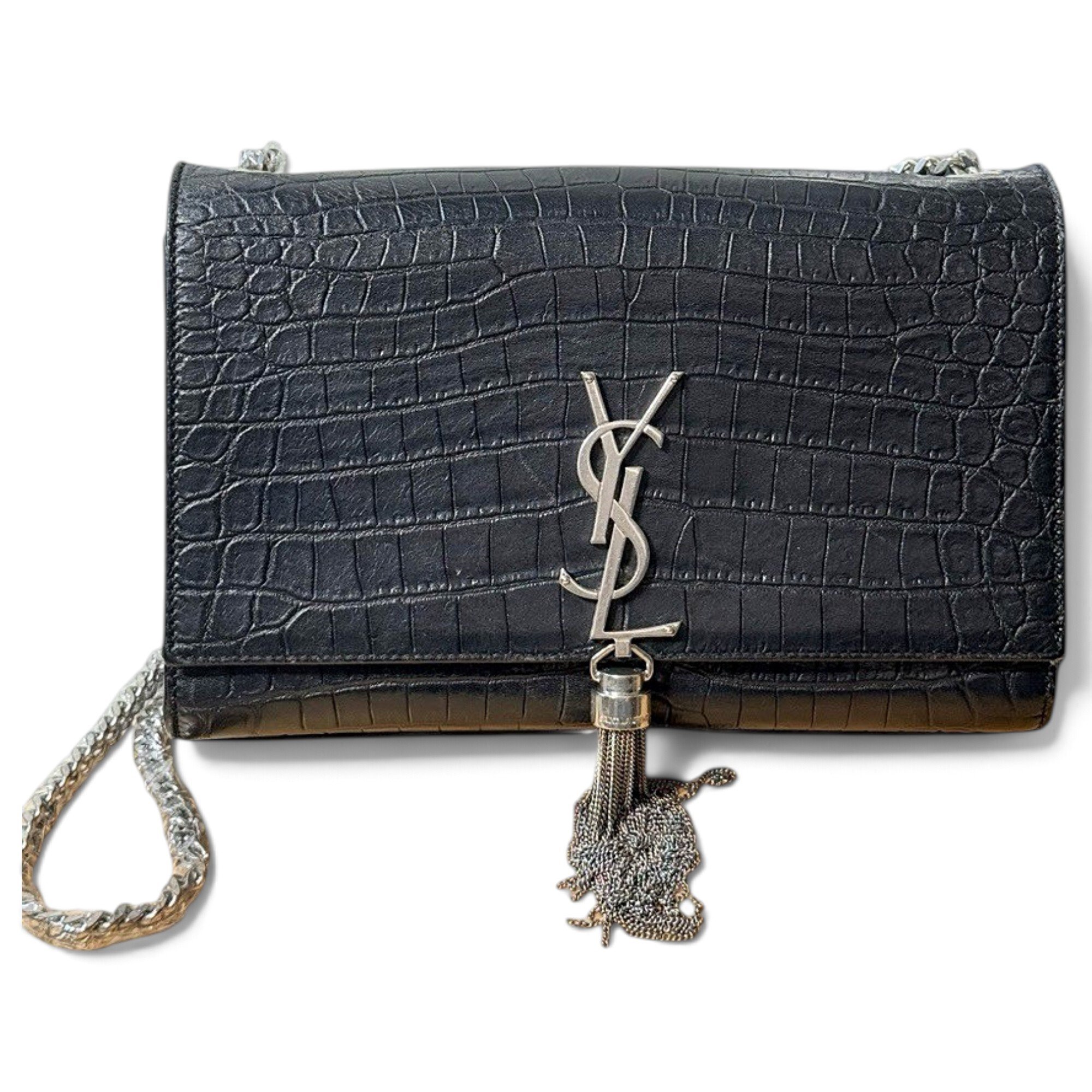 Pompom Kate leather crossbody bag