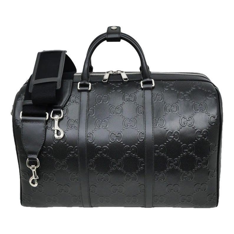Leather travel bag