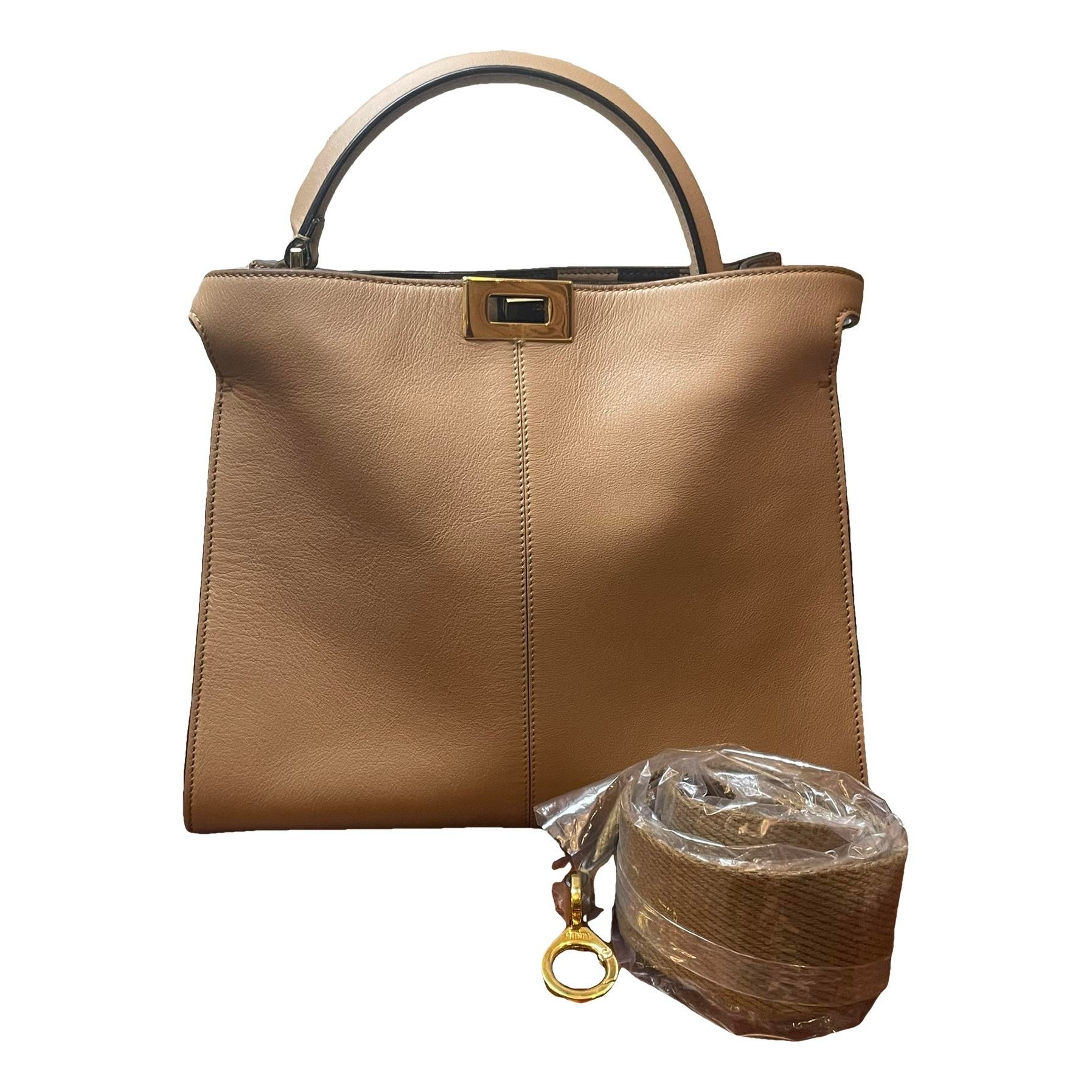 Peekaboo X-Lite leather handbag