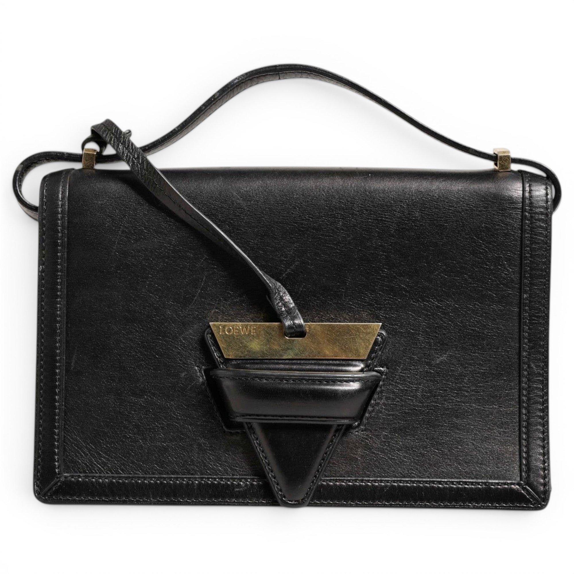 Barcelona leather handbag