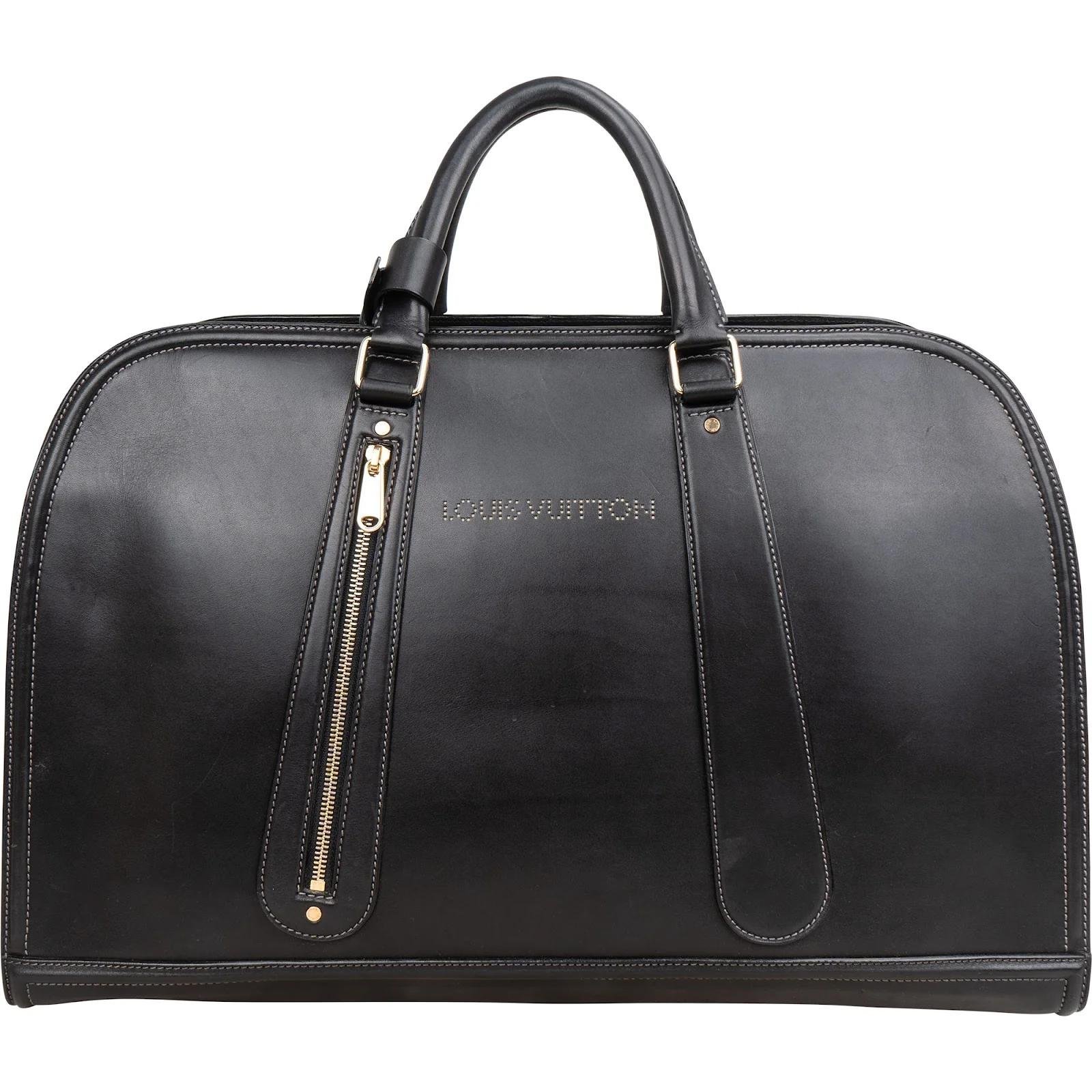Keepall leather travel bag
