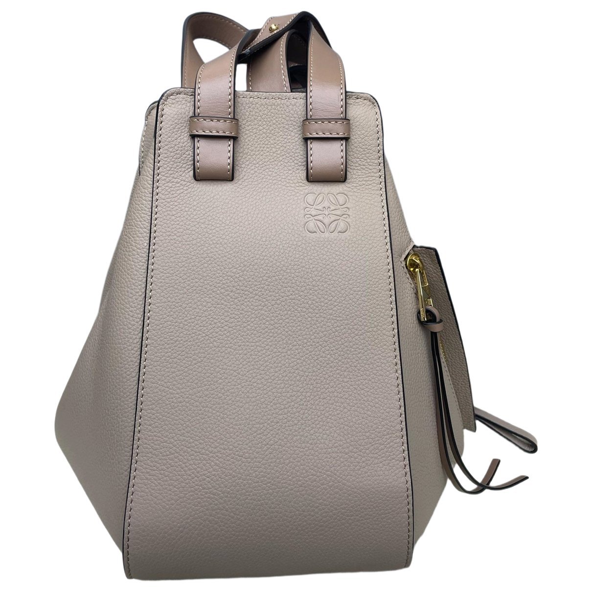 Hammock leather handbag