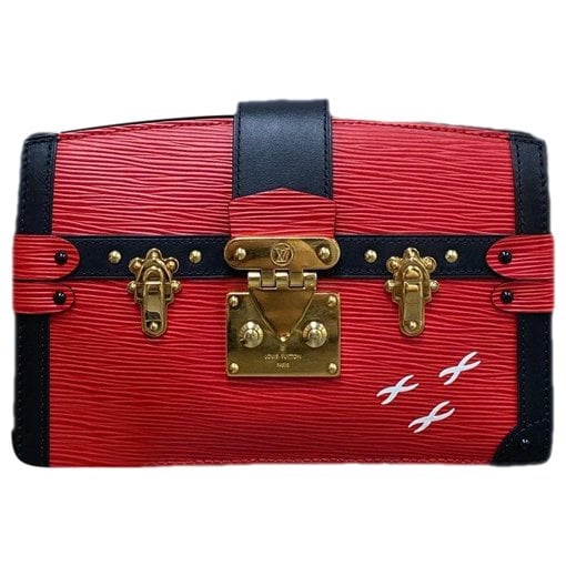 Pochette Trunk leather handbag