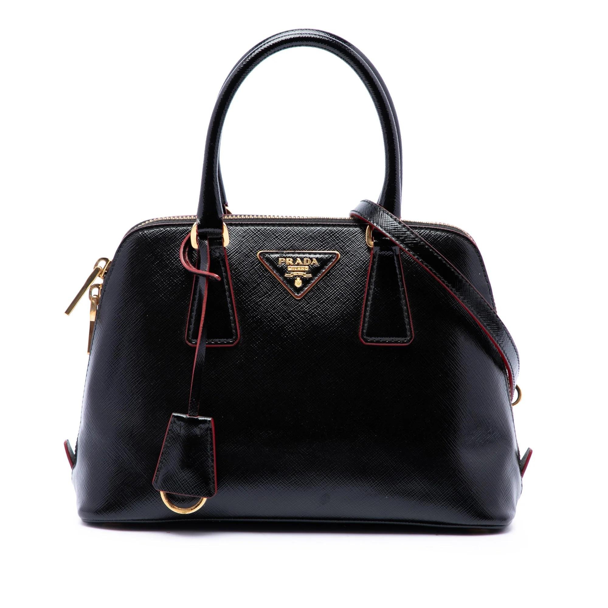 Promenade leather handbag